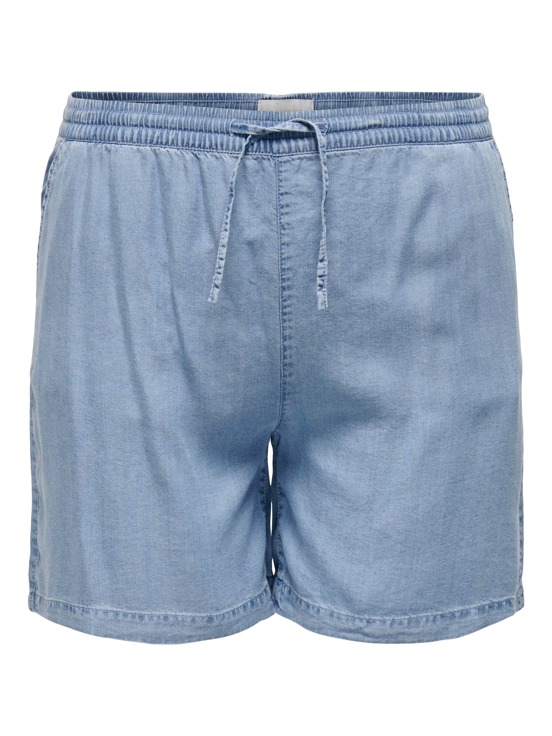 Bermudashorts Relaxed Fit - Medium Blue Denim - Blau
