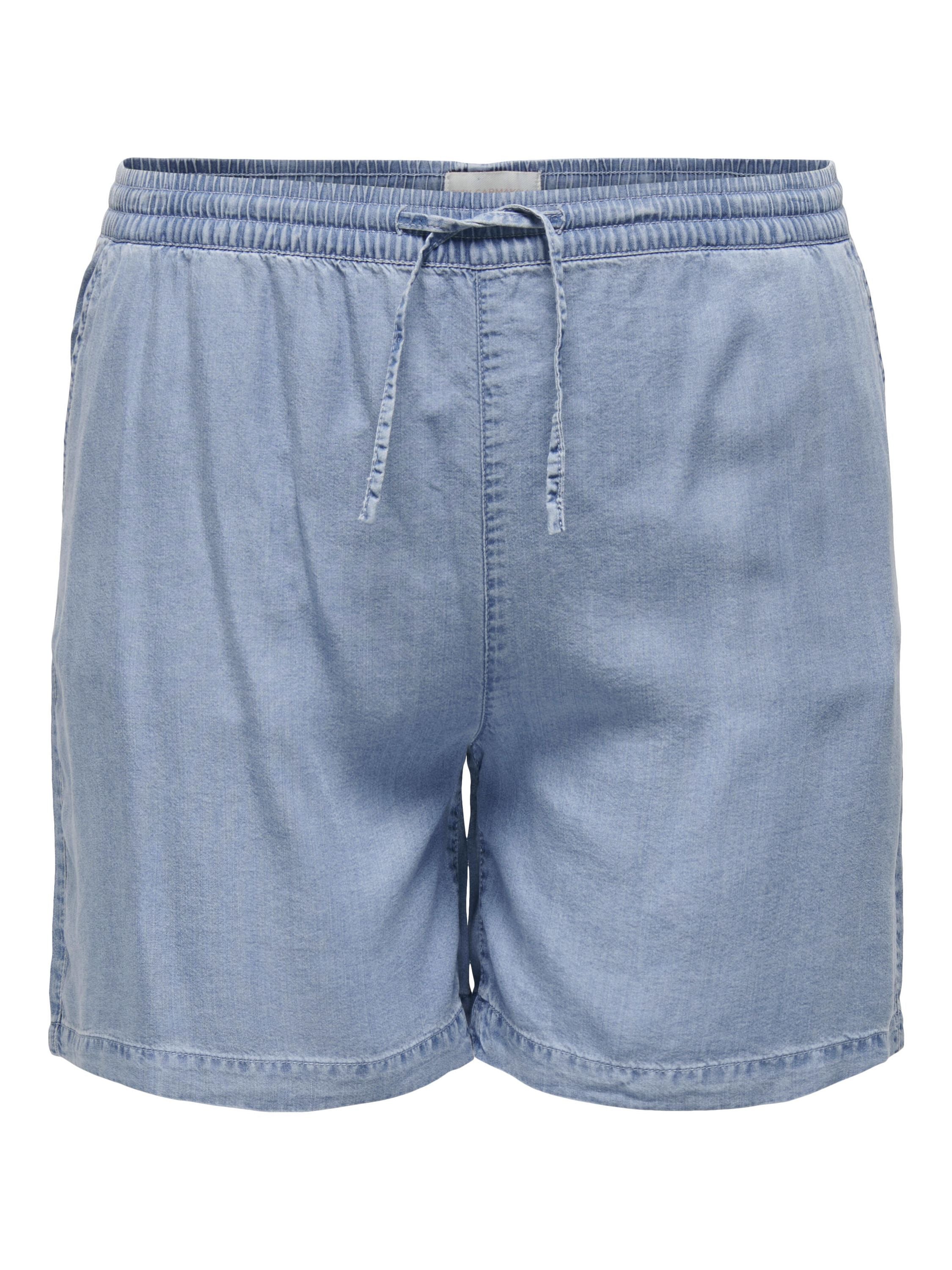 Bermudashorts Relaxed Fit - Medium Blue Denim - Blau