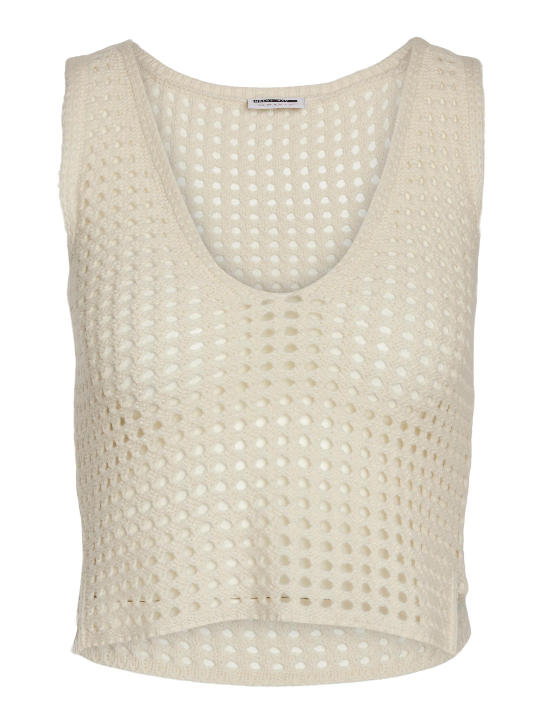 Gehäkeltes Top - Eggnog - Creme