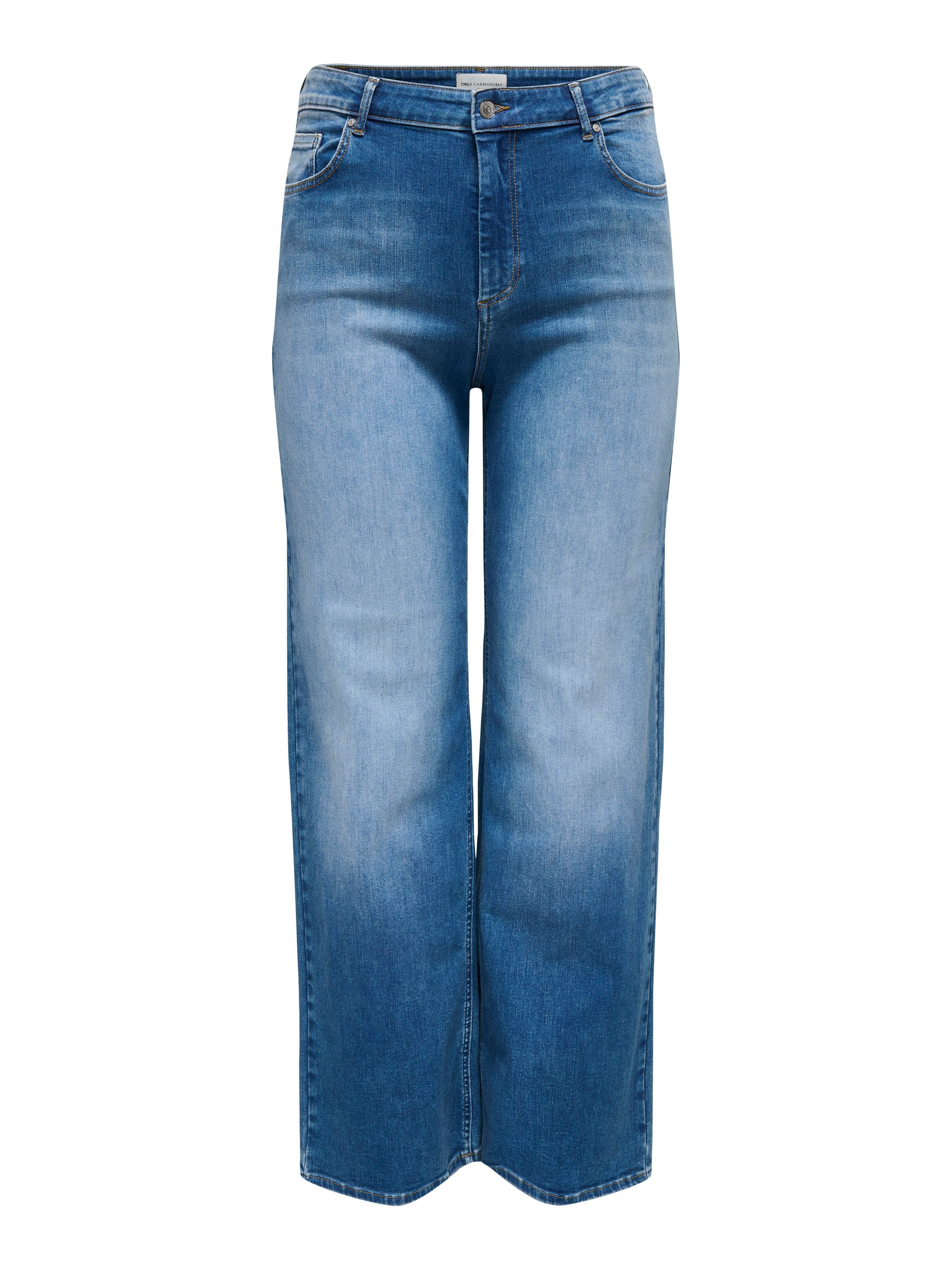 Jeans WILLY Wíde Leg - Medium Blue Denim - Blau