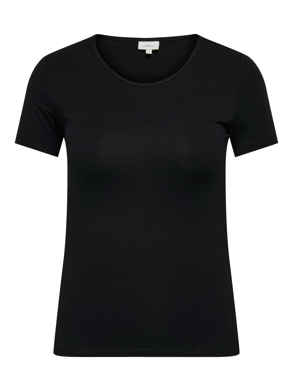 T-Shirt aus Bio-Baumwolle - Black - Schwarz