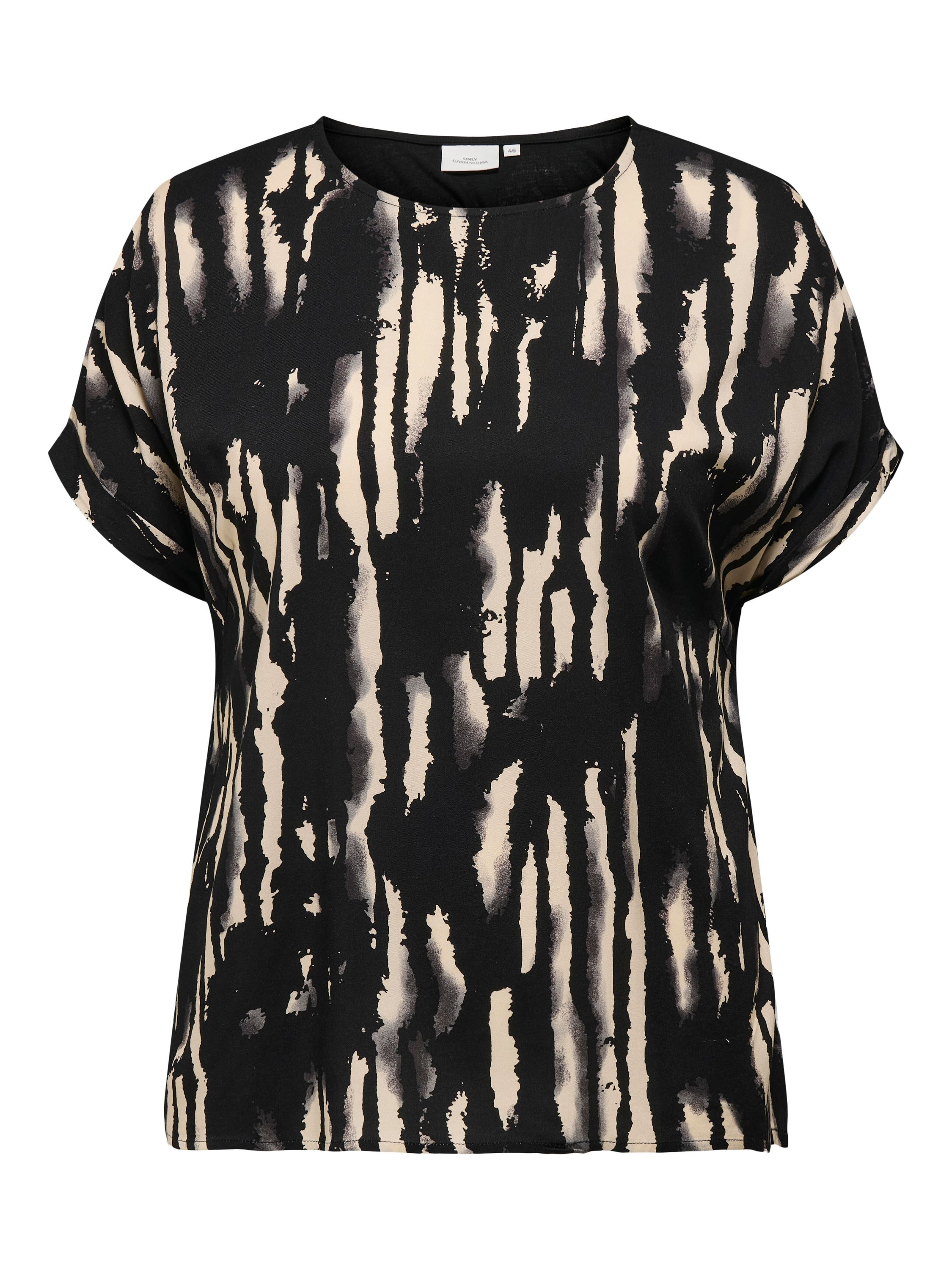 TIE DYE STRIPES - Schwarz