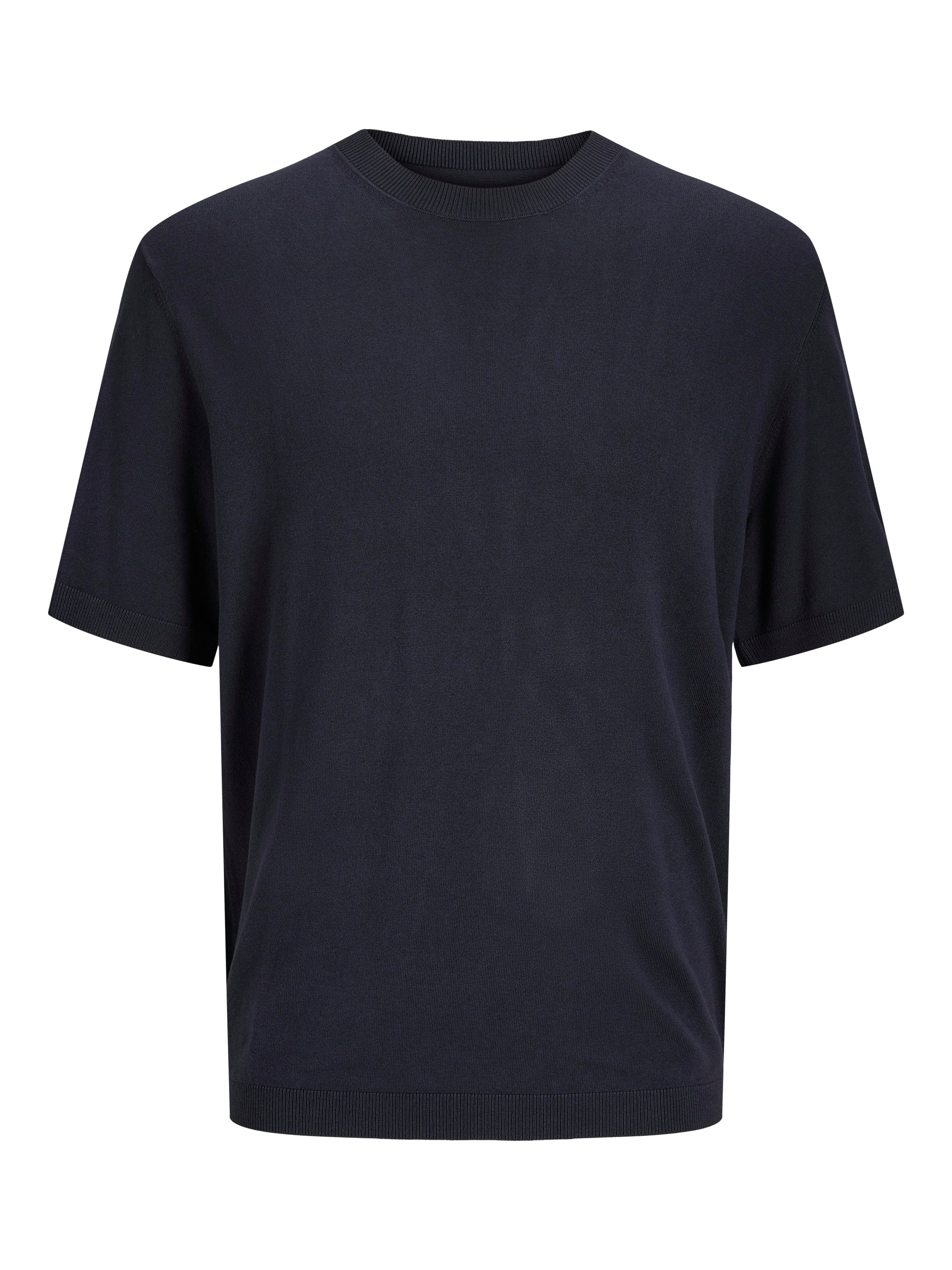 Strick-T-Shirt aus Viskosemix - Night Sky - Blau
