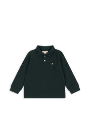 Langarm-Poloshirt FLORIAN - PINE GROVE - Grün