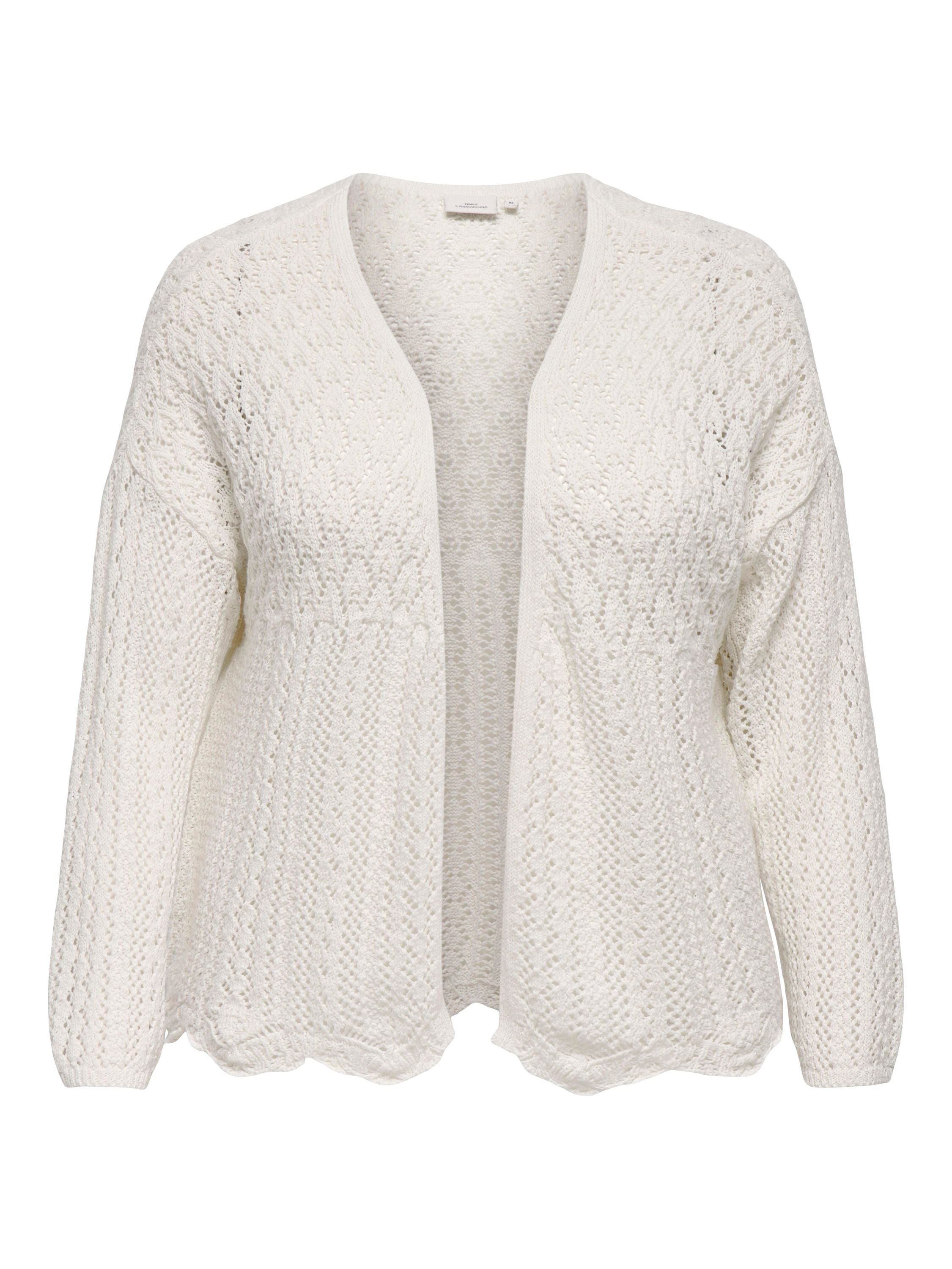 Strickjacke NOLA aus Baumwollmix - Cloud Dancer - Beige