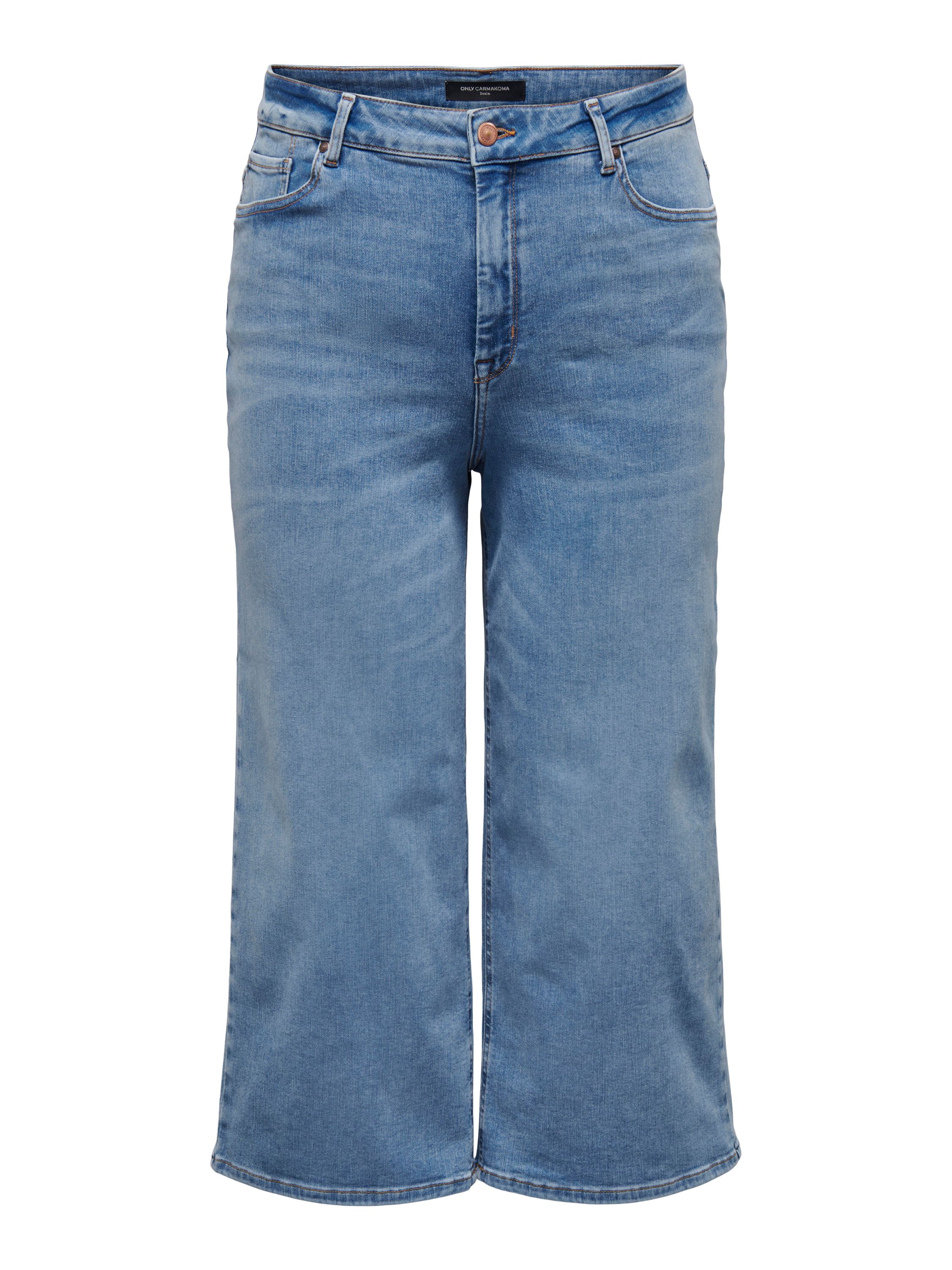 Jeans ADISON Wide Leg - Medium Blue Denim - Blau
