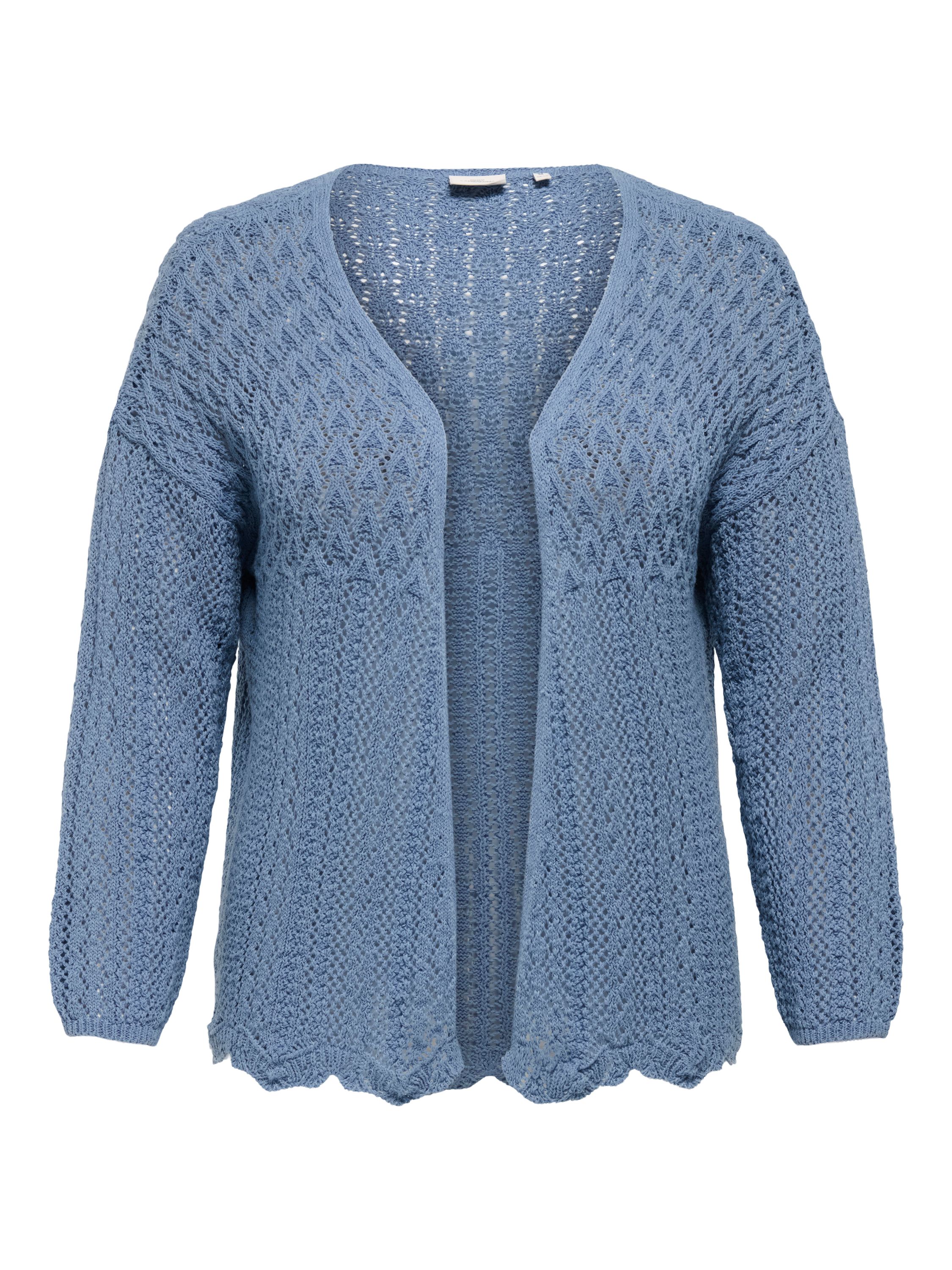 Strickjacke NOLA aus Baumwollmix - Captains Blue - Blau