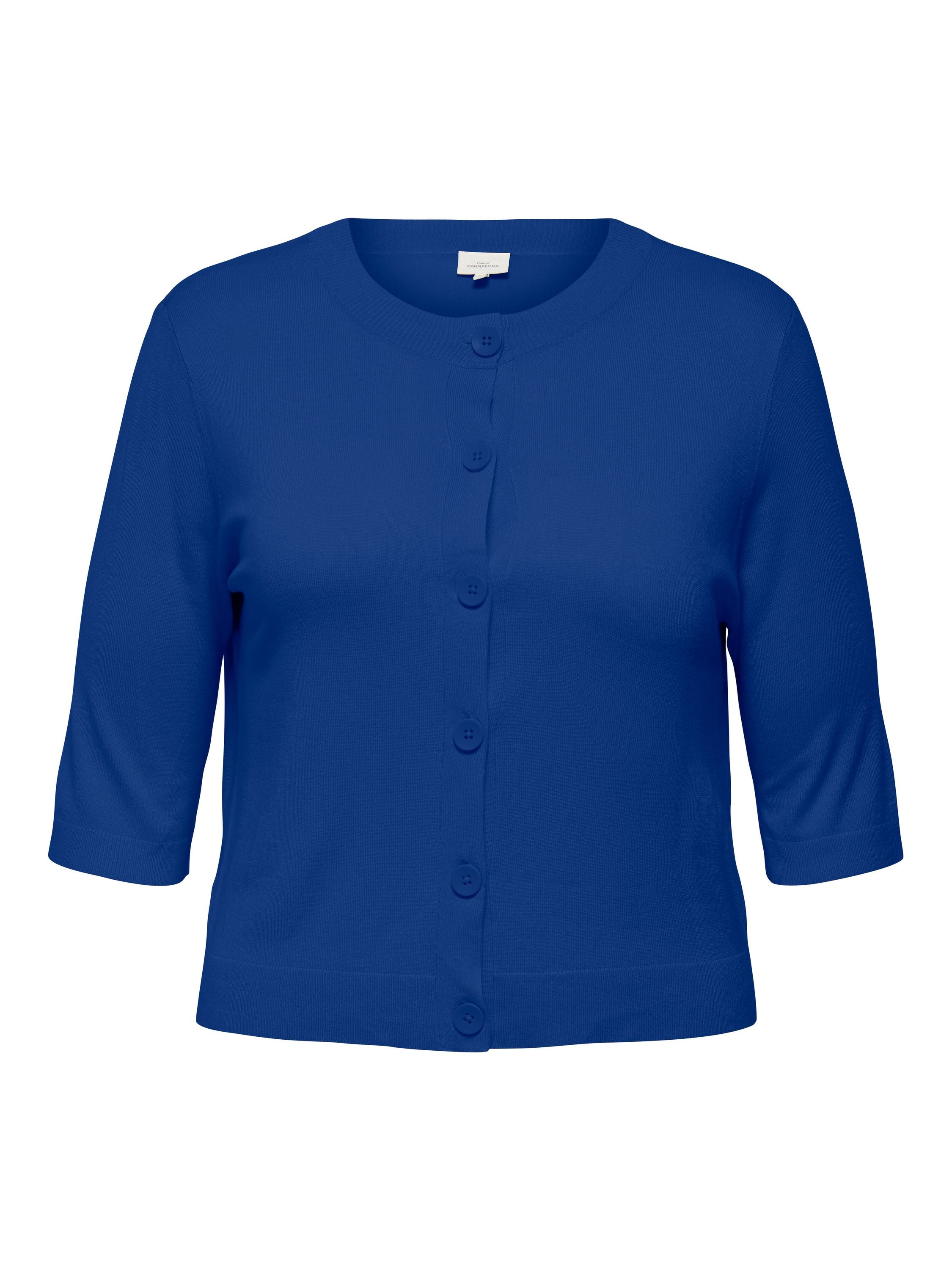 Strickjacke CARMILA aus Viskosemix - Mazarine Blue - Blau