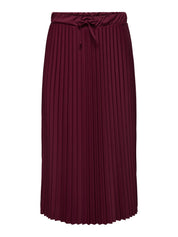 Plisseerock Maxi GISELLE - Cabernet - Rot