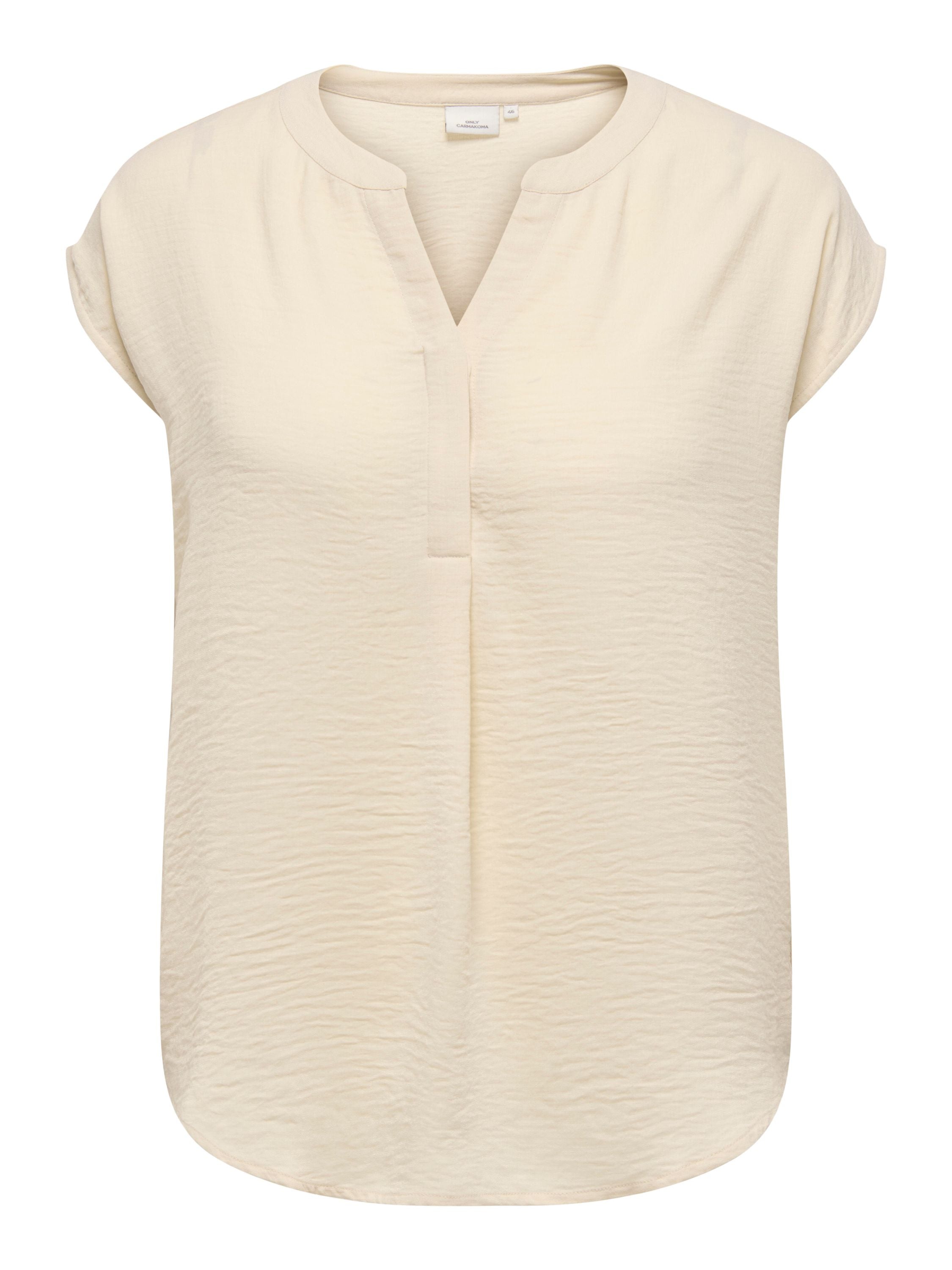 Schlupfbluse aus Viskose - Sandshell - Beige