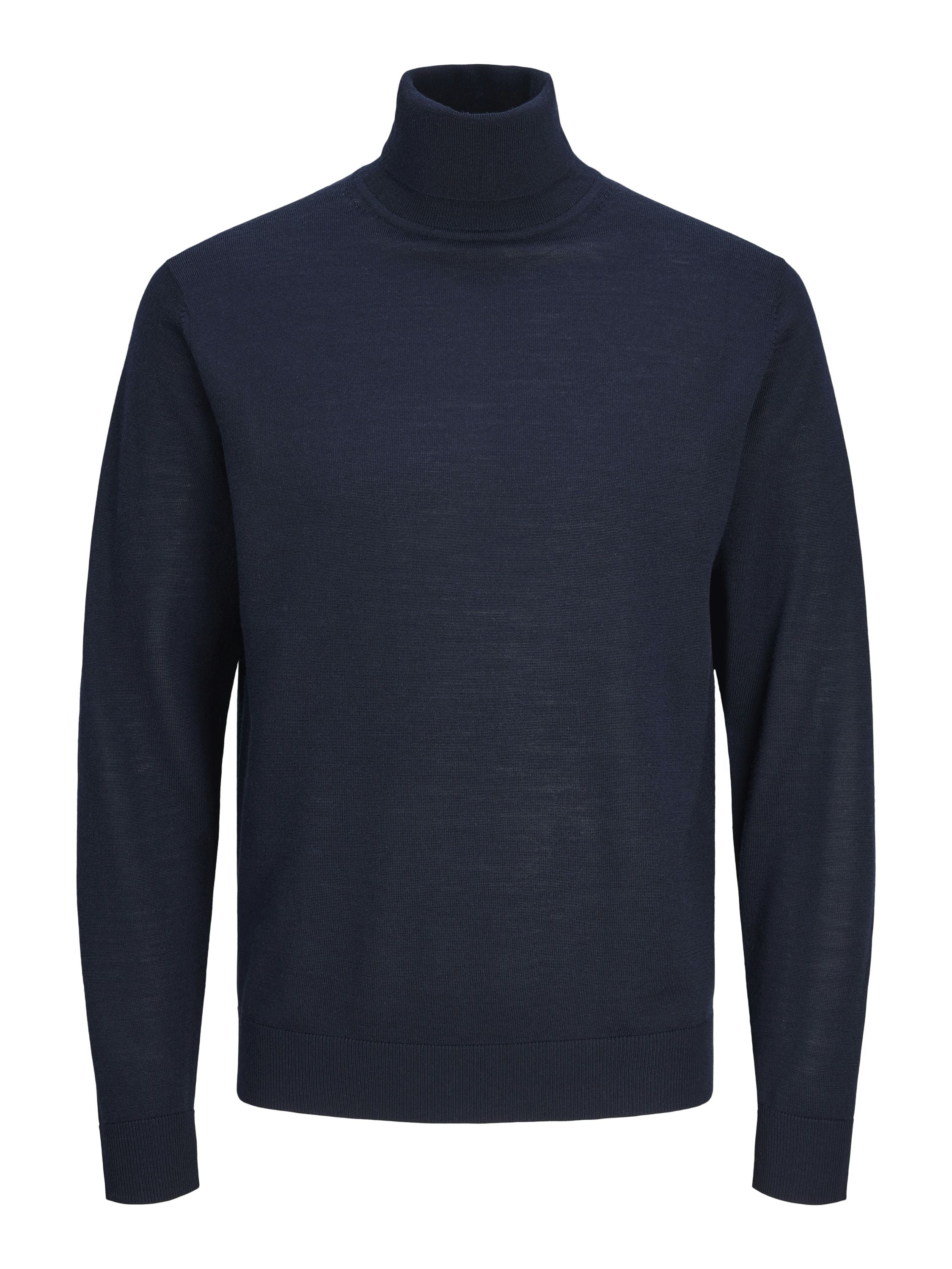 Feinstrickpullover aus Merinowolle - Night Sky - Blau