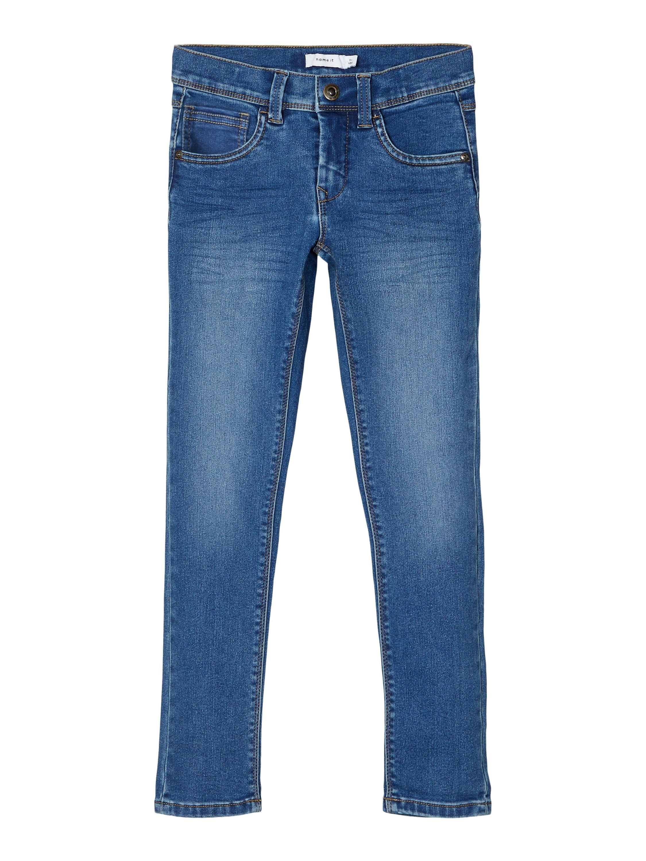 Jeans - Medium Blue Denim - Blau