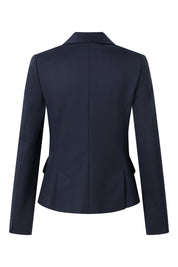Blazer Slim Fit aus Schurwolle - Navy 415 - Blau
