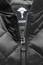 Bomberjacke ADAMS mit Stehkragen - 001 - Schwarz