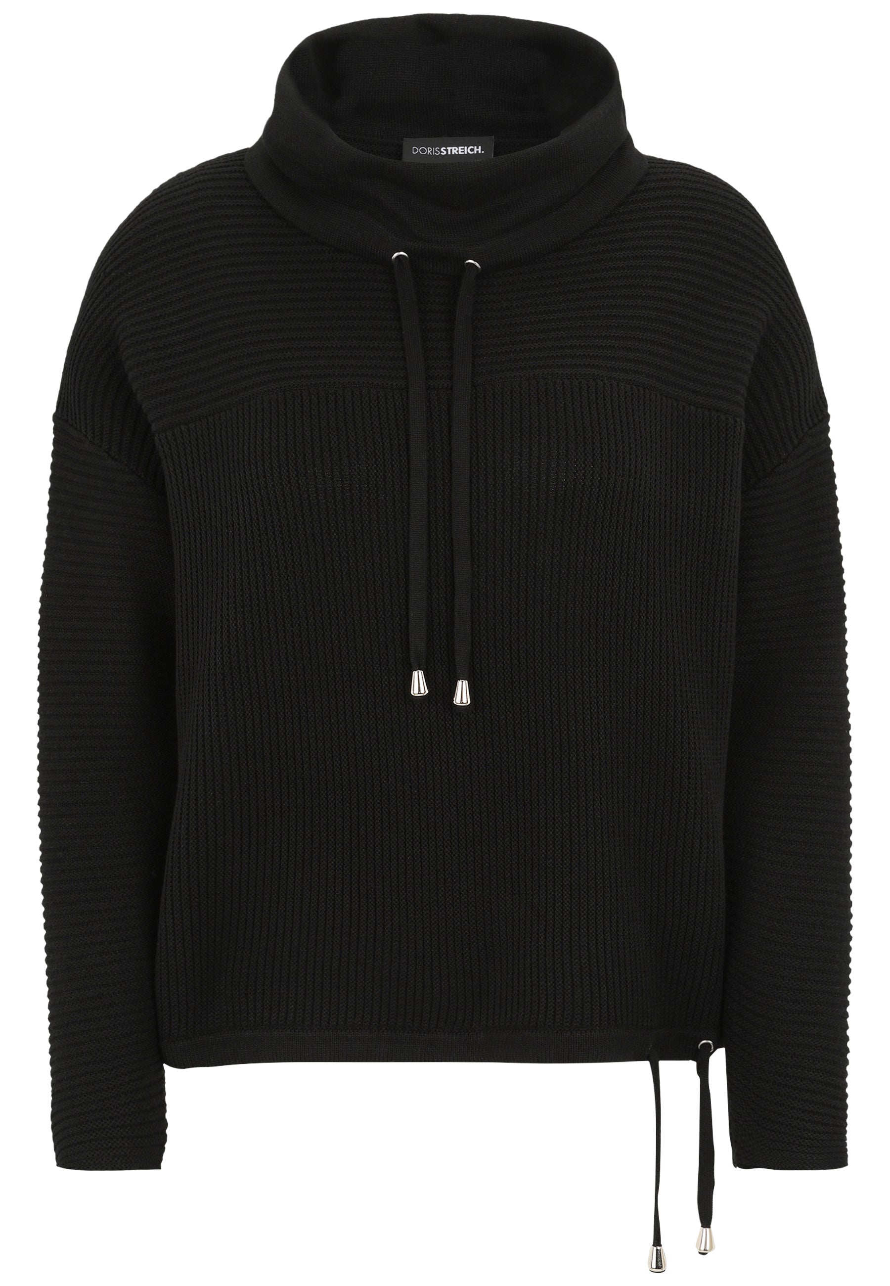Sweatshirt aus Viskosemix - 99-Schwarz - Schwarz