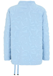 Sweatshirt mit Stehkragen - 58-Hellblau - Blau
