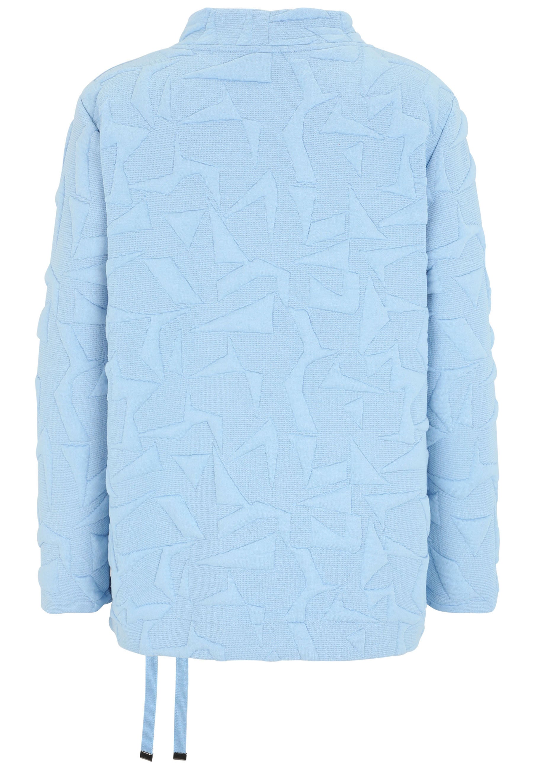 Sweatshirt mit Stehkragen - 58-Hellblau - Blau