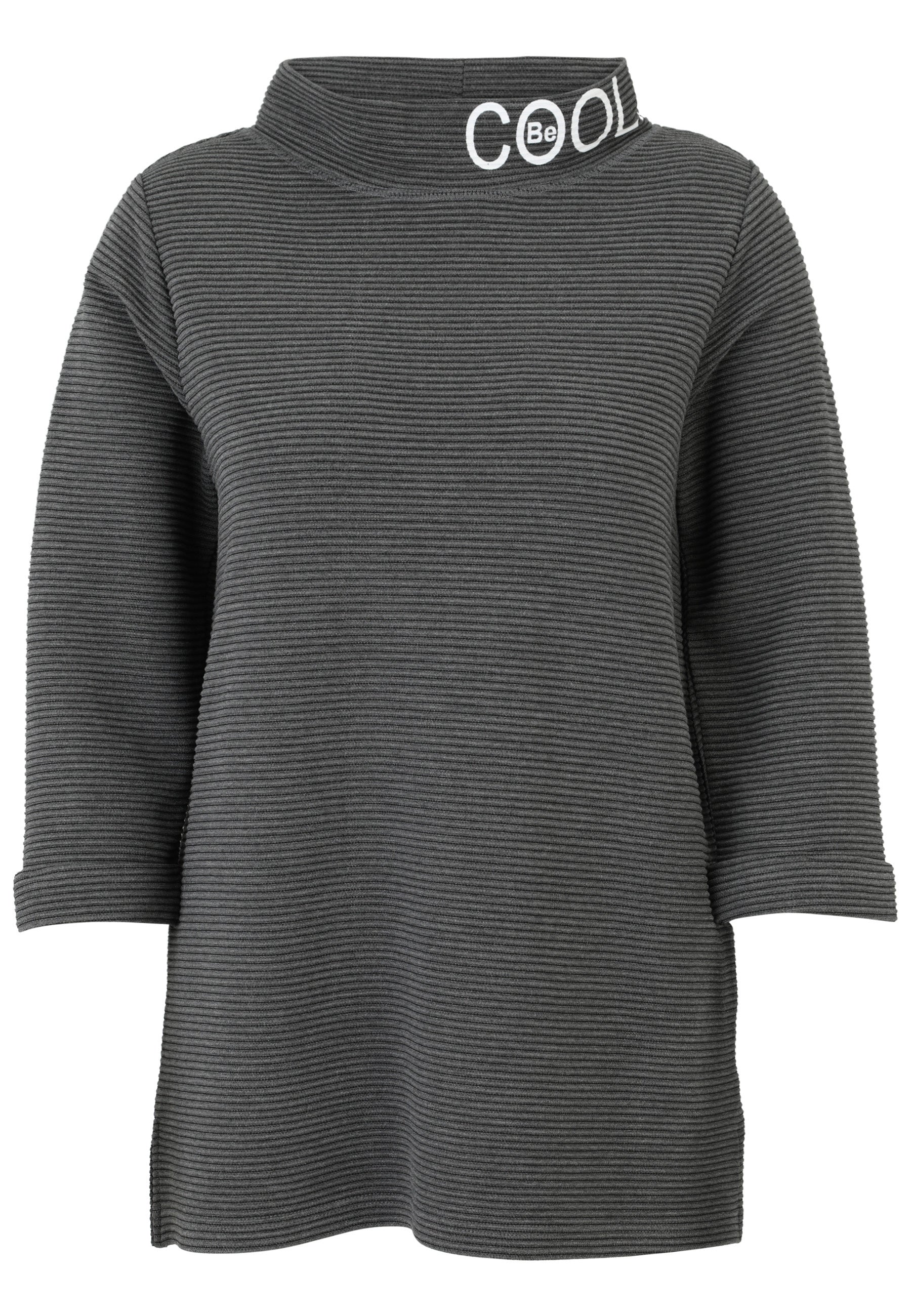 Sweatshirt aus Viskosemix - 93-Mittelgrau-Melange - Grau