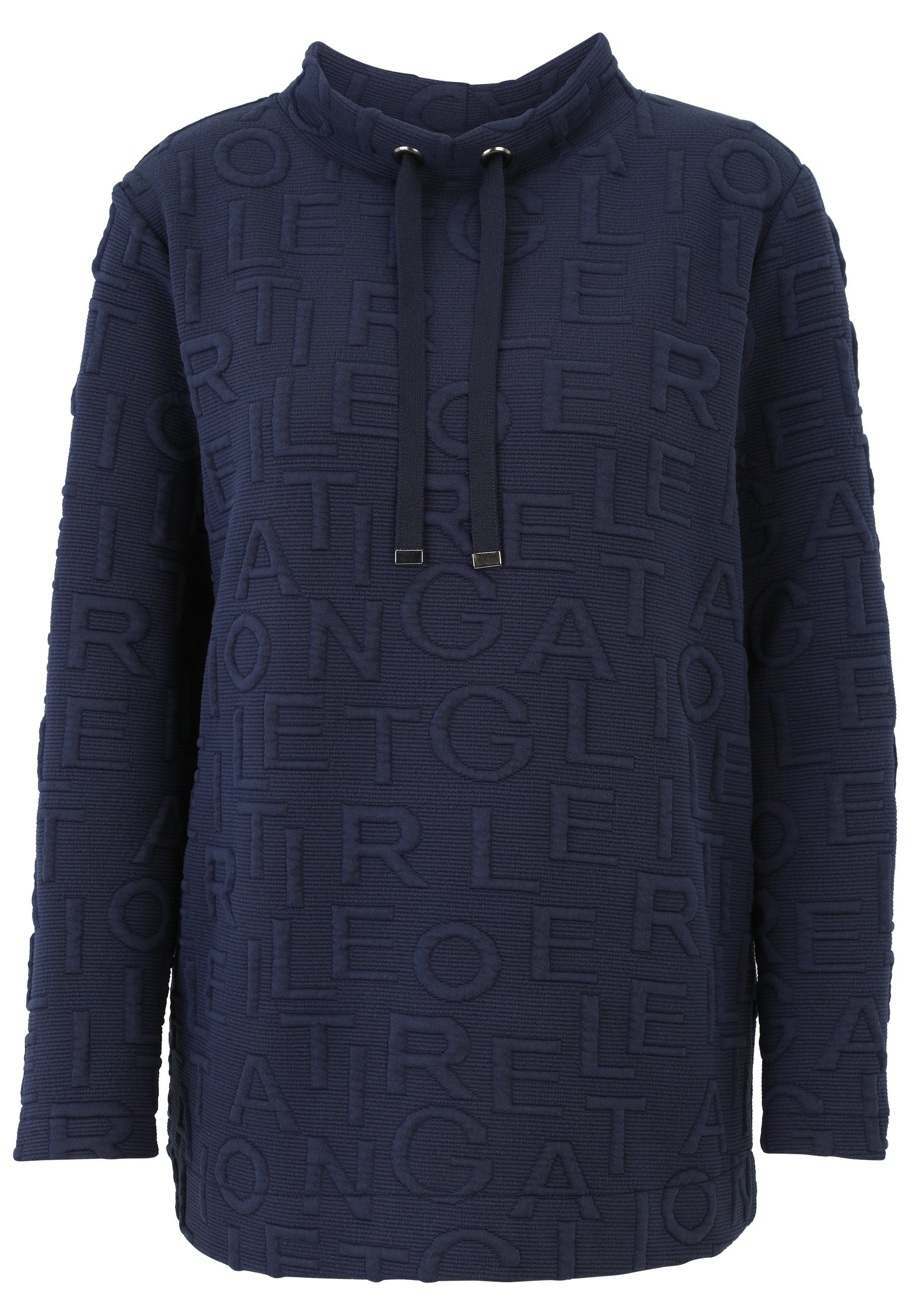 Sweatshirt aus Viskosemix - 51-Dunkelblau - Blau
