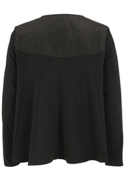 Sweatjacke aus Baumwollmix - 99-Schwarz - Schwarz