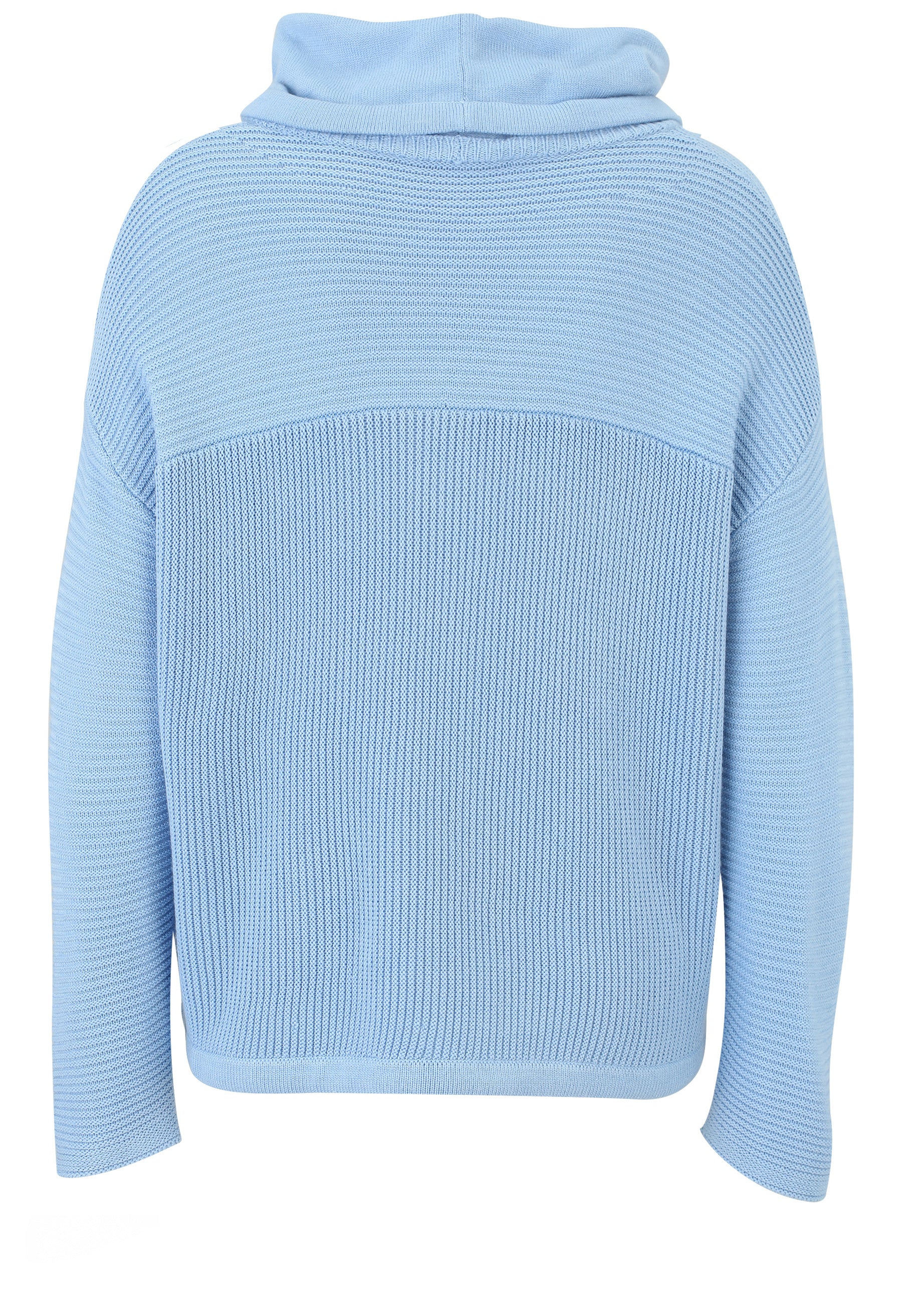 Sweatshirt aus Viskosemix - 58-Hellblau - Blau
