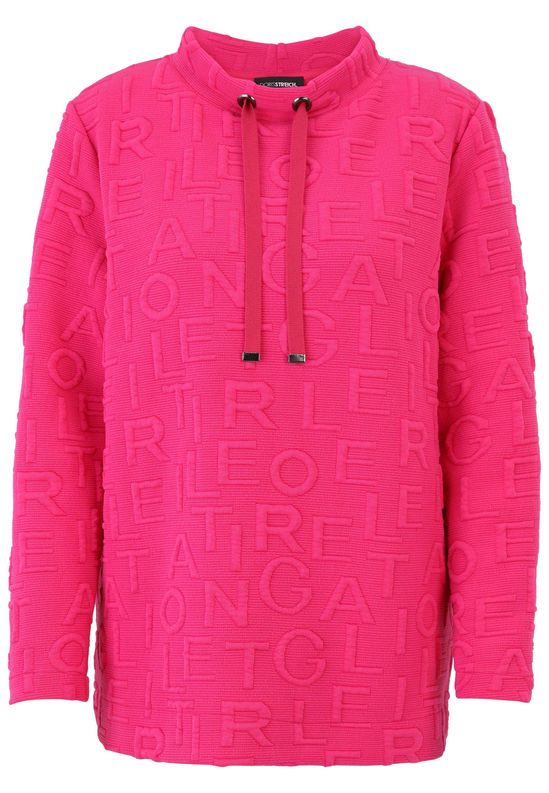 Sweatshirt aus Viskosemix - 42-Pink - Pink