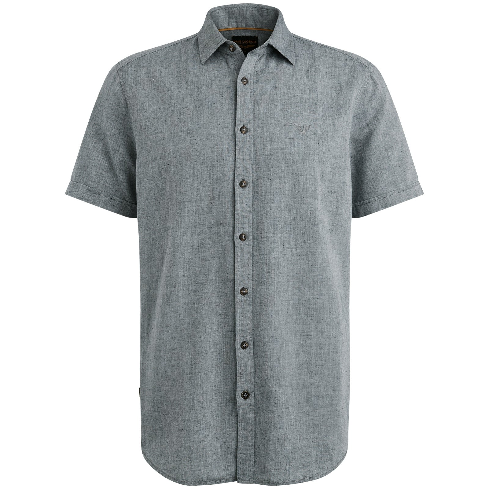 Freizeithemd Regular Fit aus Leinenmix - 5281-Salute - Blau