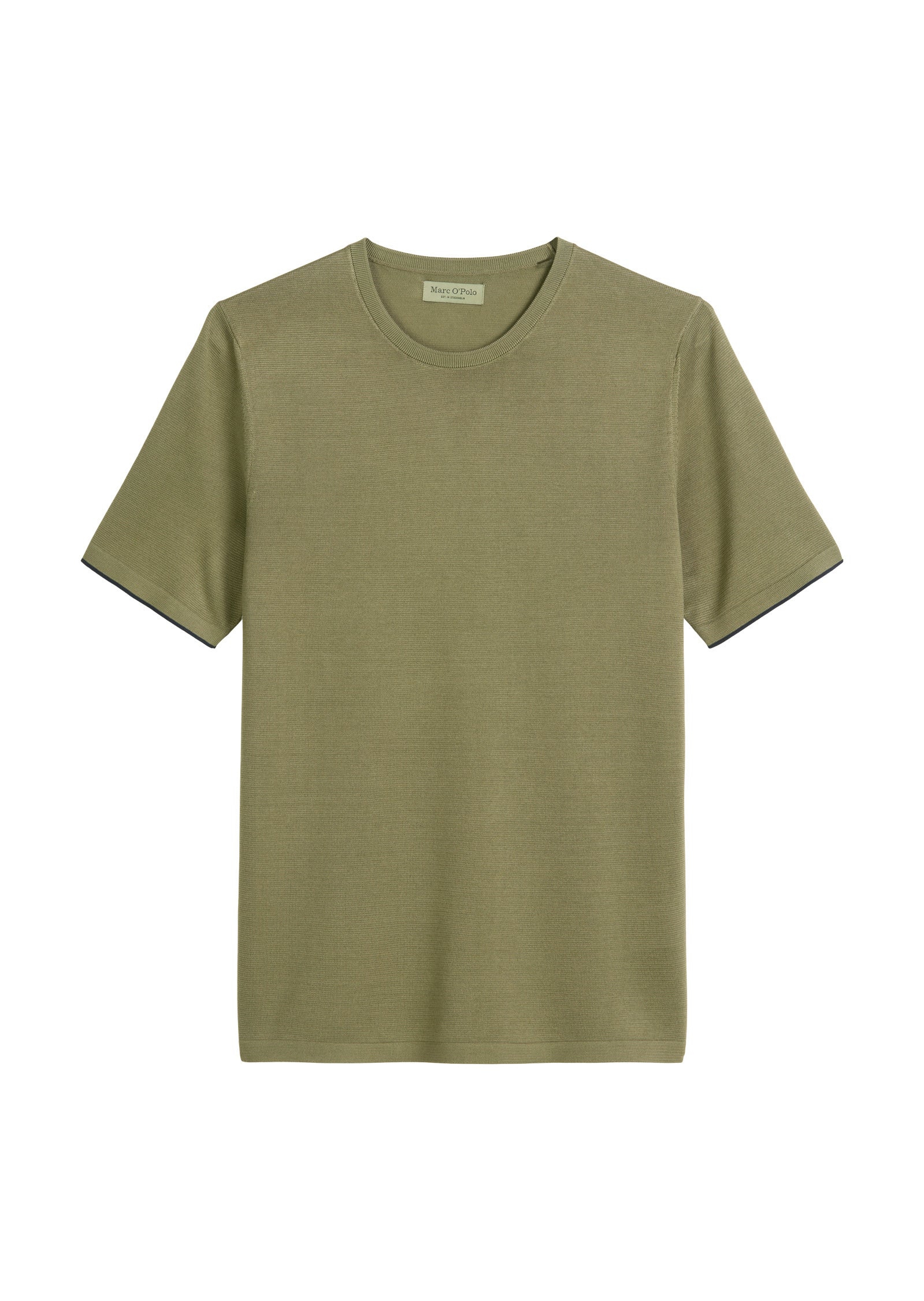 Strick-T-Shirt aus Baumwolle - 434-avery fern - Grün