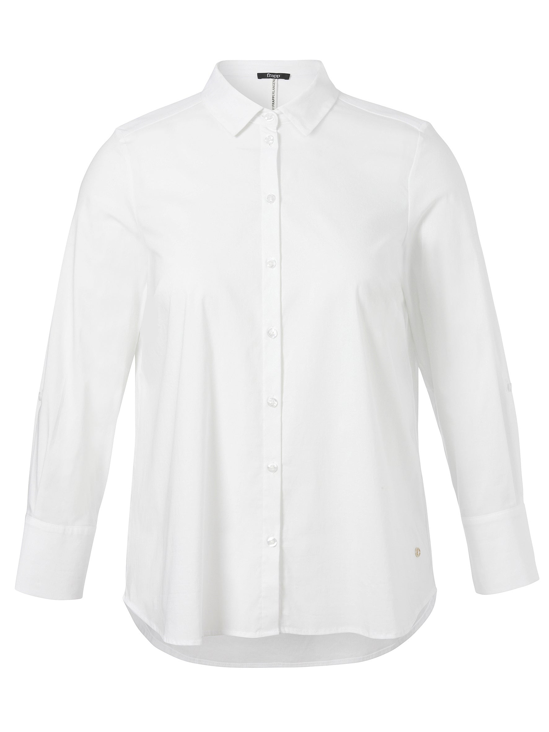 Bluse aus Baumwollmix - 984-cream white - Weiß