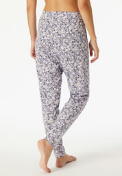 Schlafhose aus Baumwolle - 917-multicolor 6 - Violett