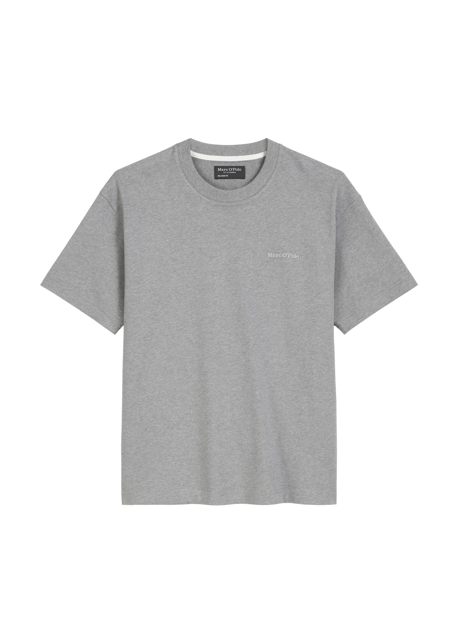 T-Shirt Relaxed Fit - 936-grey melange - Grau