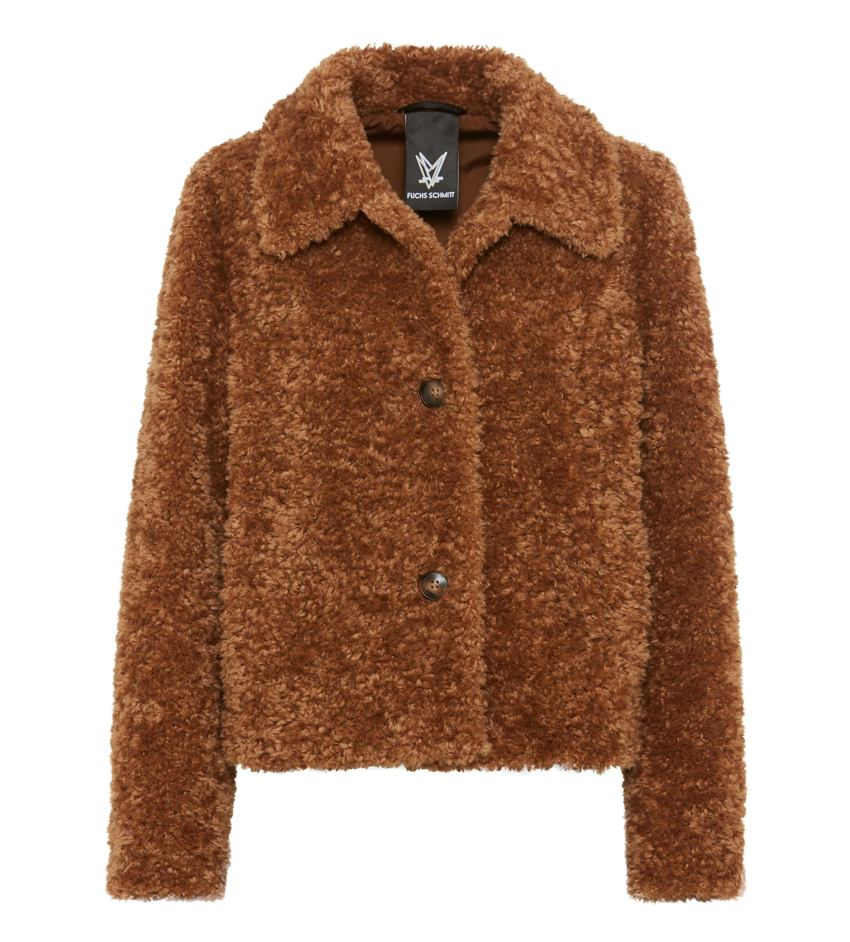 Übergangsjacke aus Fun Fur - 0050 - Braun