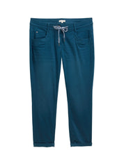 Hose Tapered Relaxed Fit - 13183-Dark Petrol - Blau