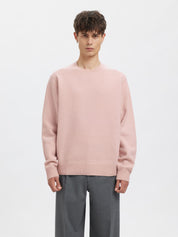 Strickpullover aus Meriniowolle - Barely Pink - Rosa