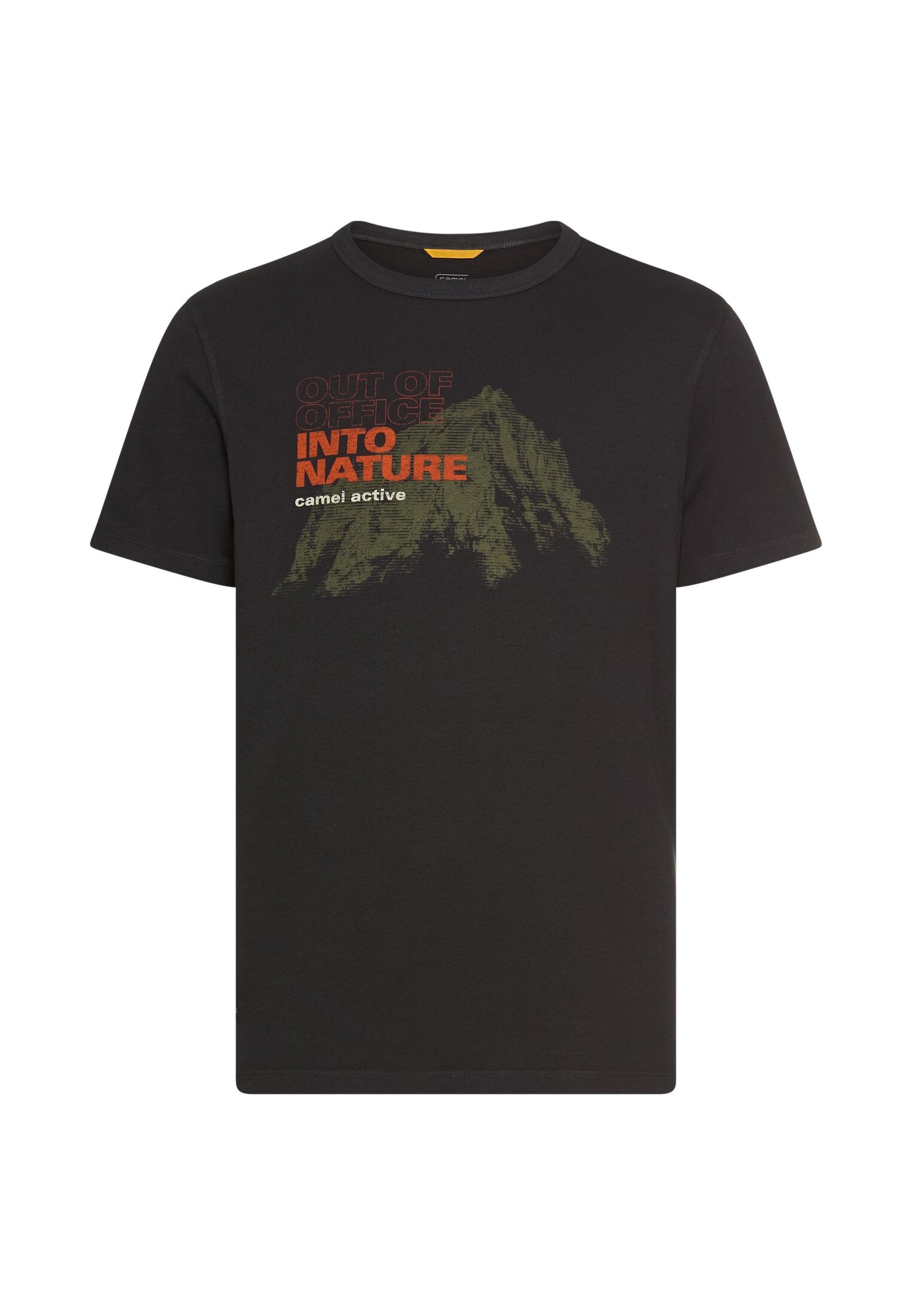T-Shirt aus Baumwolle - 88-Asphalt - Schwarz