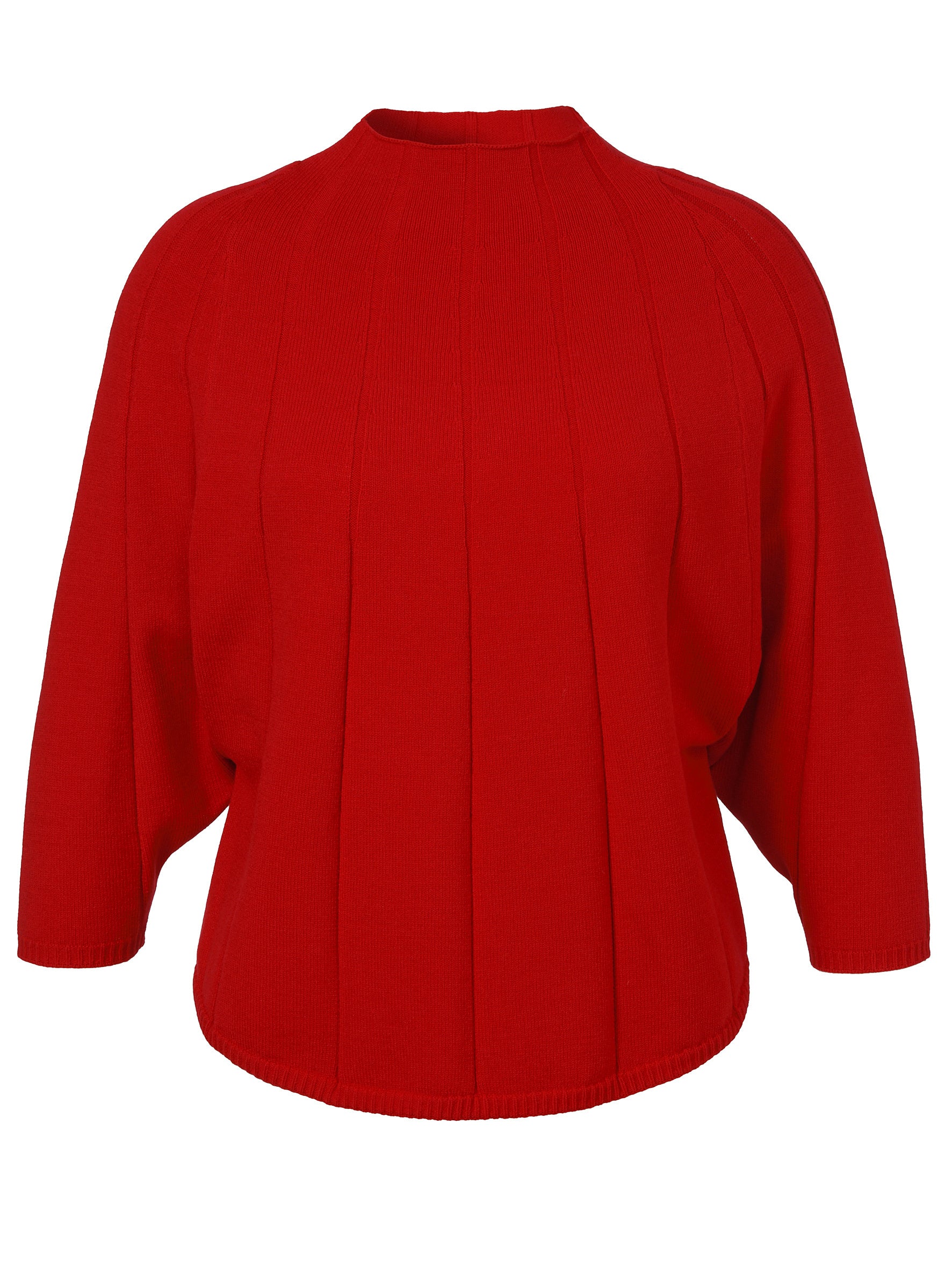 Strickpullover aus Viskosemix - 350-rot - Rot