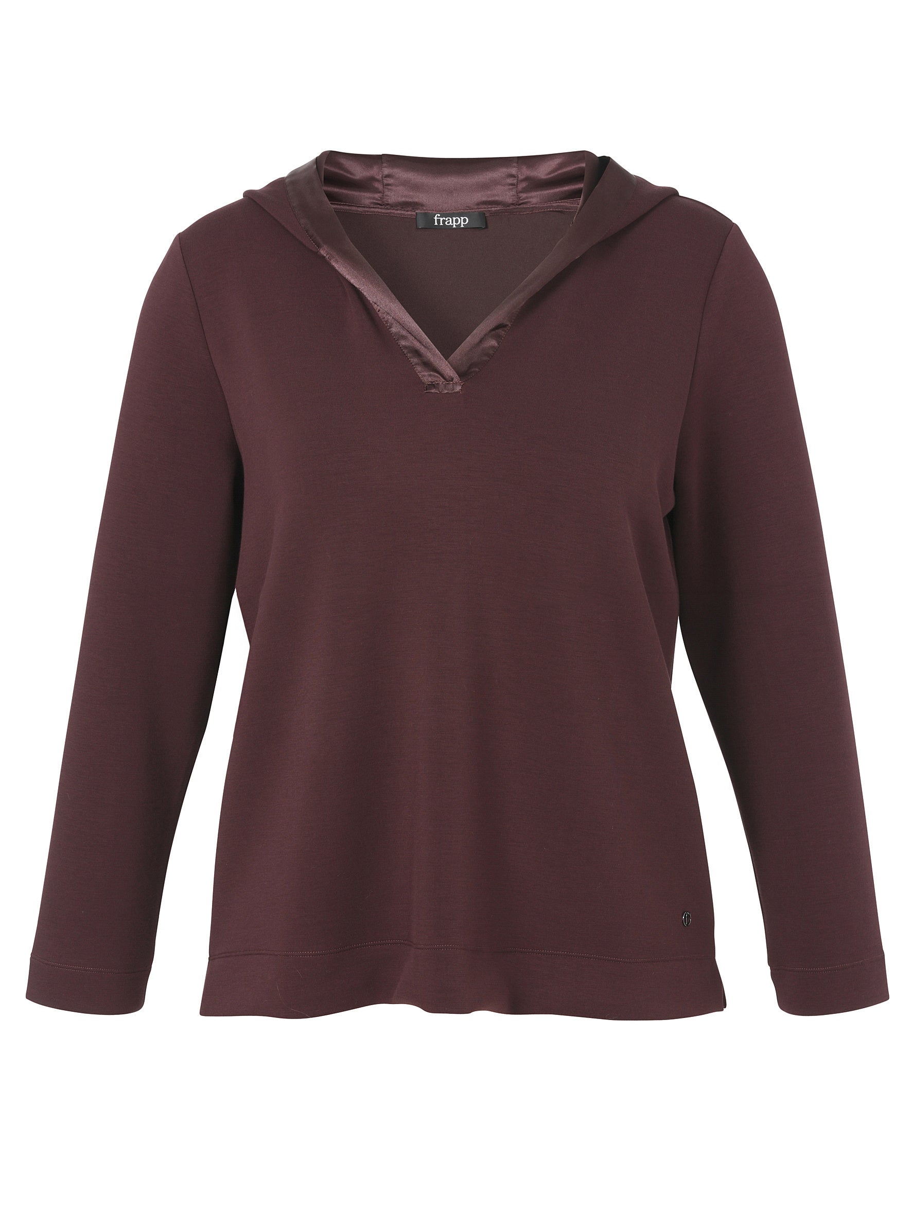 Sweathoodie aus Viskosemix - 314-wild berry - Rot