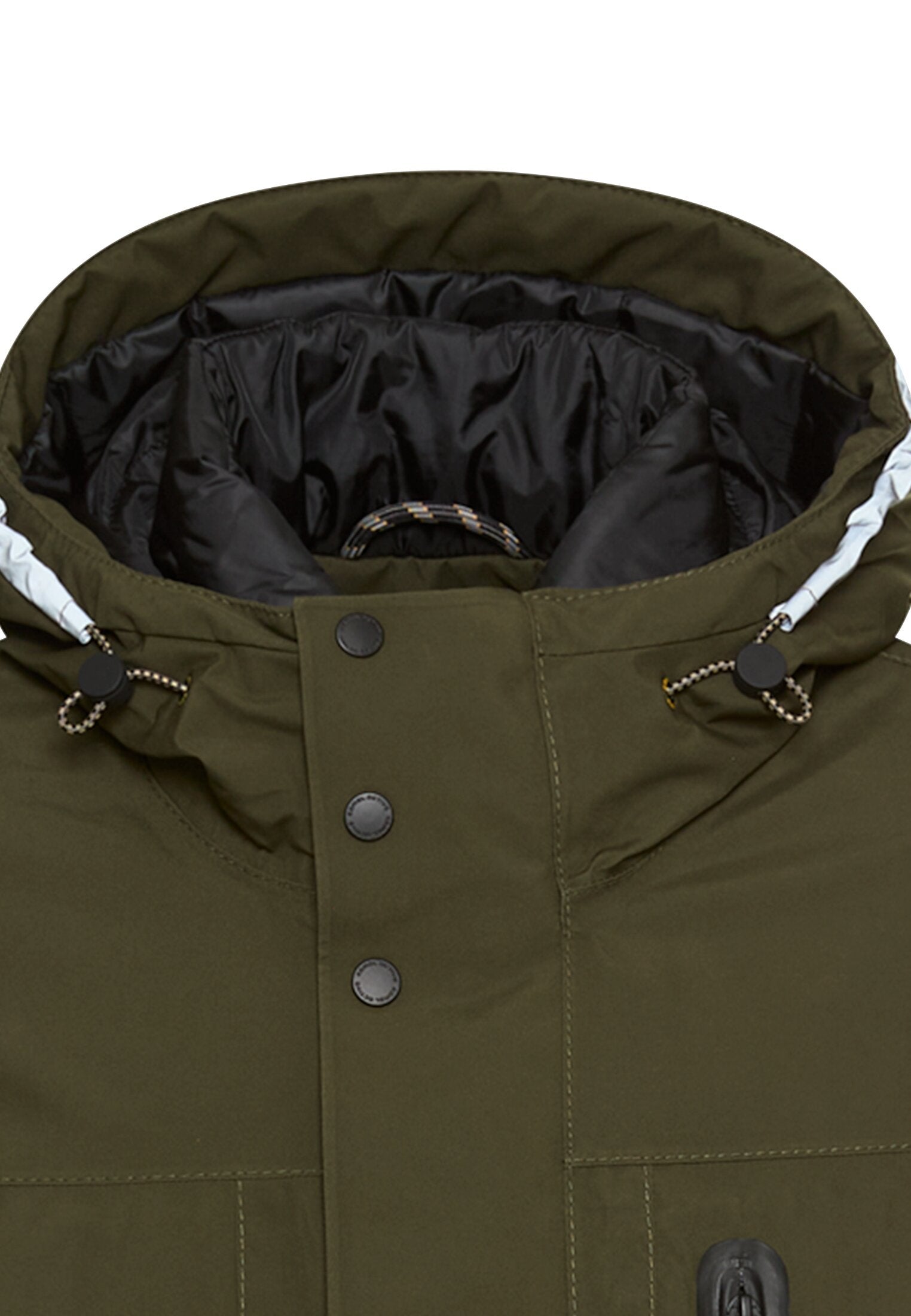 Funktionsmantel mit Kapuze - 37-Forest Green - Grün