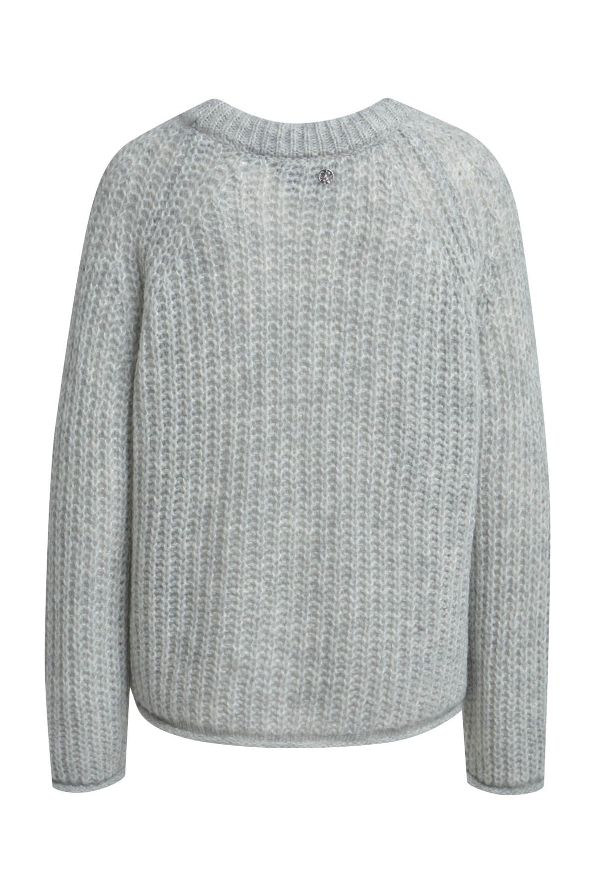 Strickpullover aus Wollmix - 811 - Grau