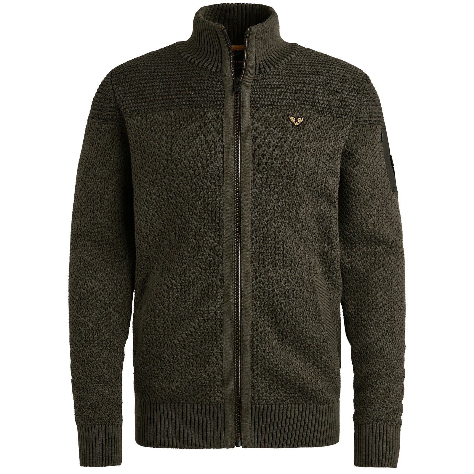 Strickjacke aus Baumwolle - 8039-Beluga - Grau