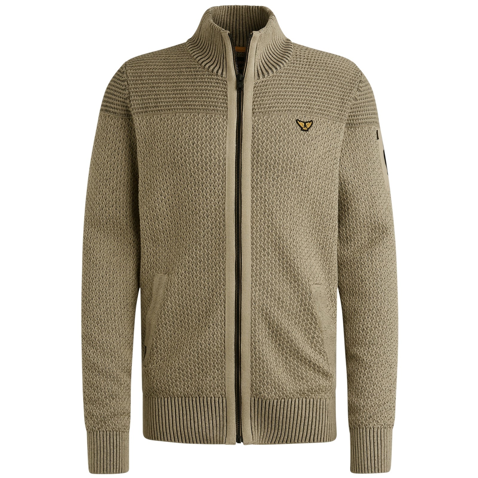 Strickjacke aus Baumwolle - 8011-Seneca Rock - Grau