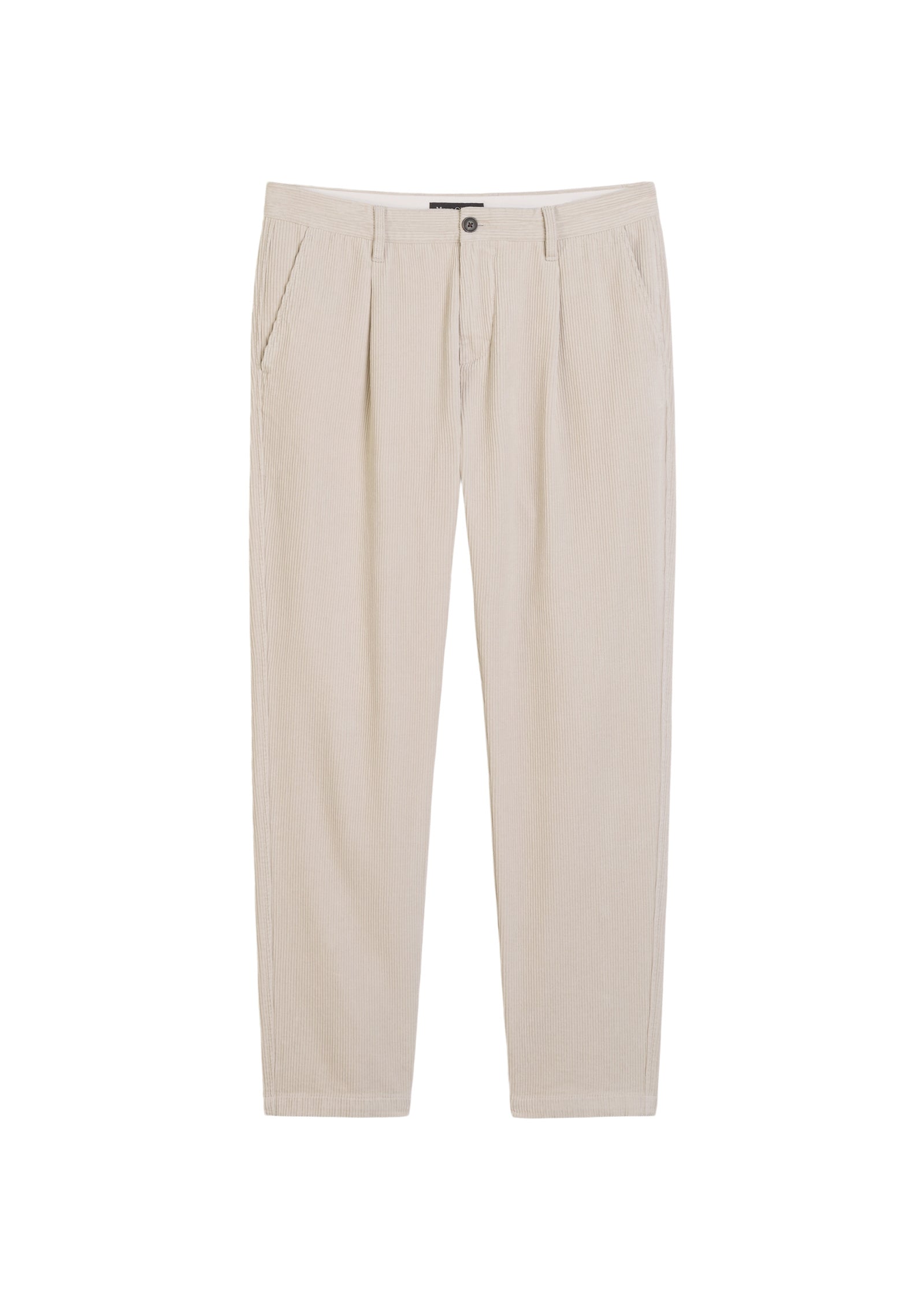 Cordhose Tapered Fit - 707-gray silk - Beige