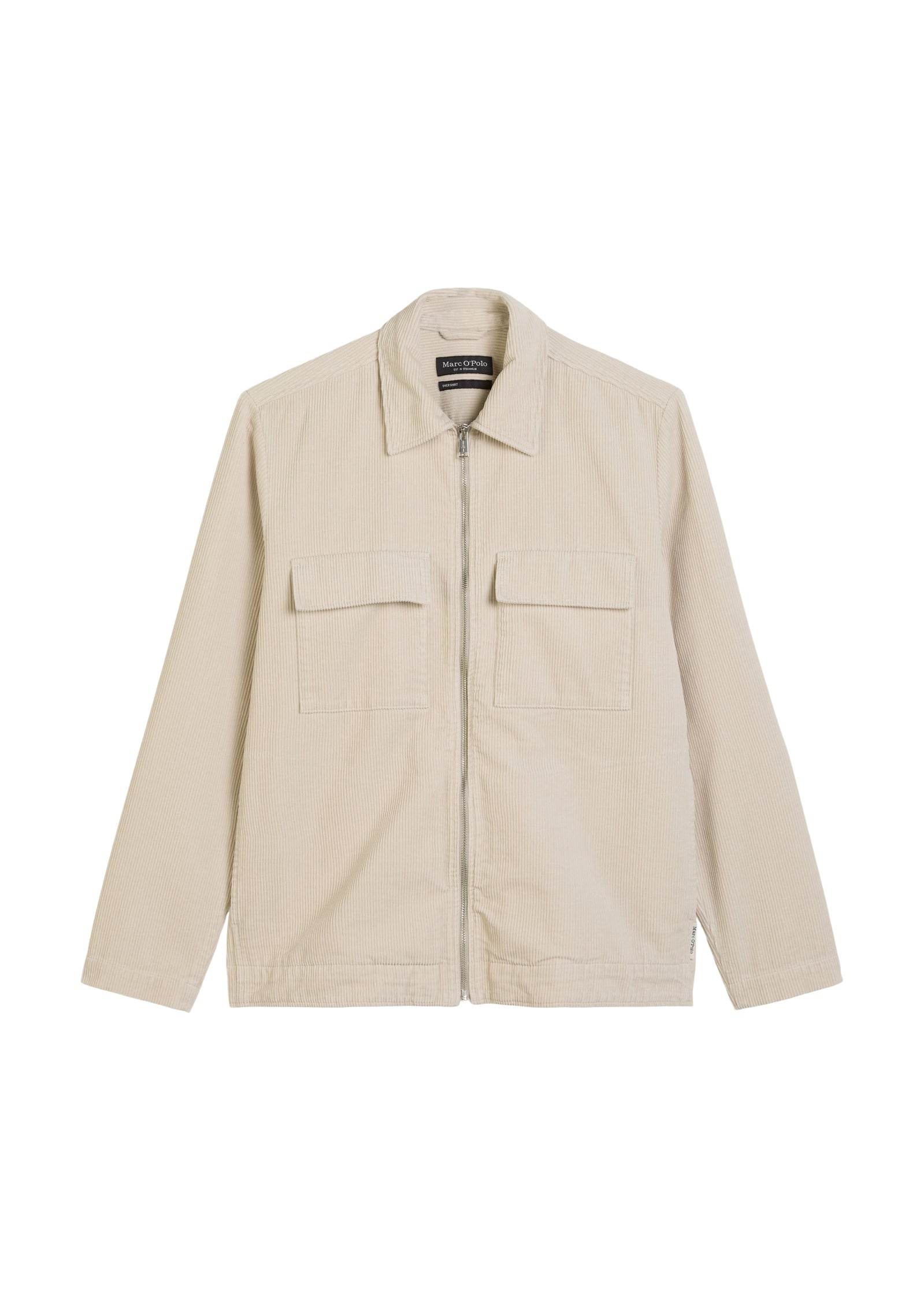 Overshirt aus Cord - 707-gray silk - Beige