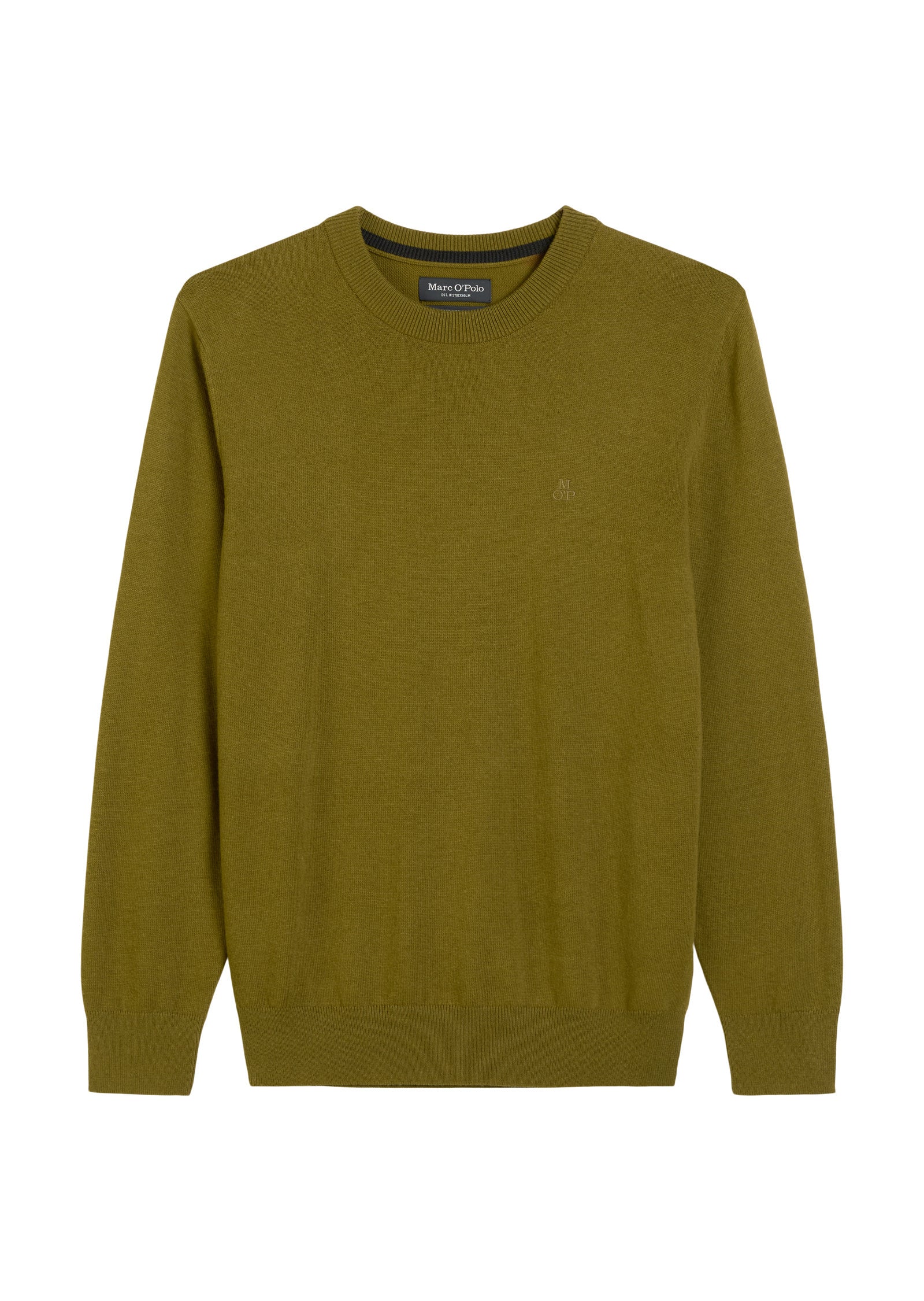 Strickpullover aus Baumwollmix - 426-green mustard - Grün