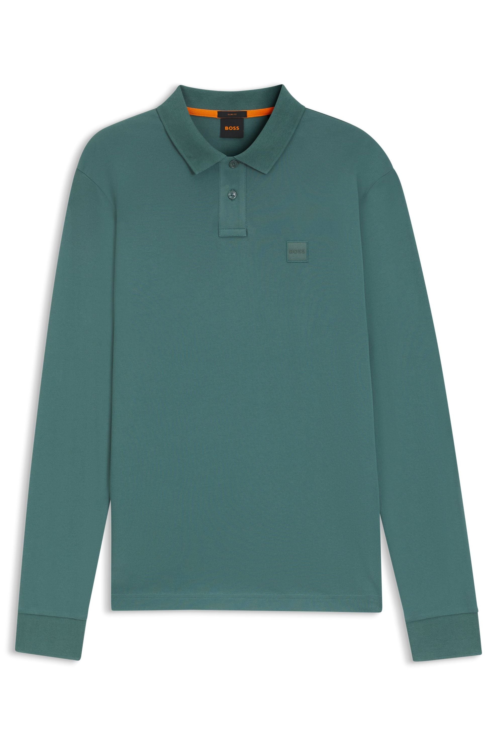 Poloshirt aus Baumwolle - 369-Open Green - Grün