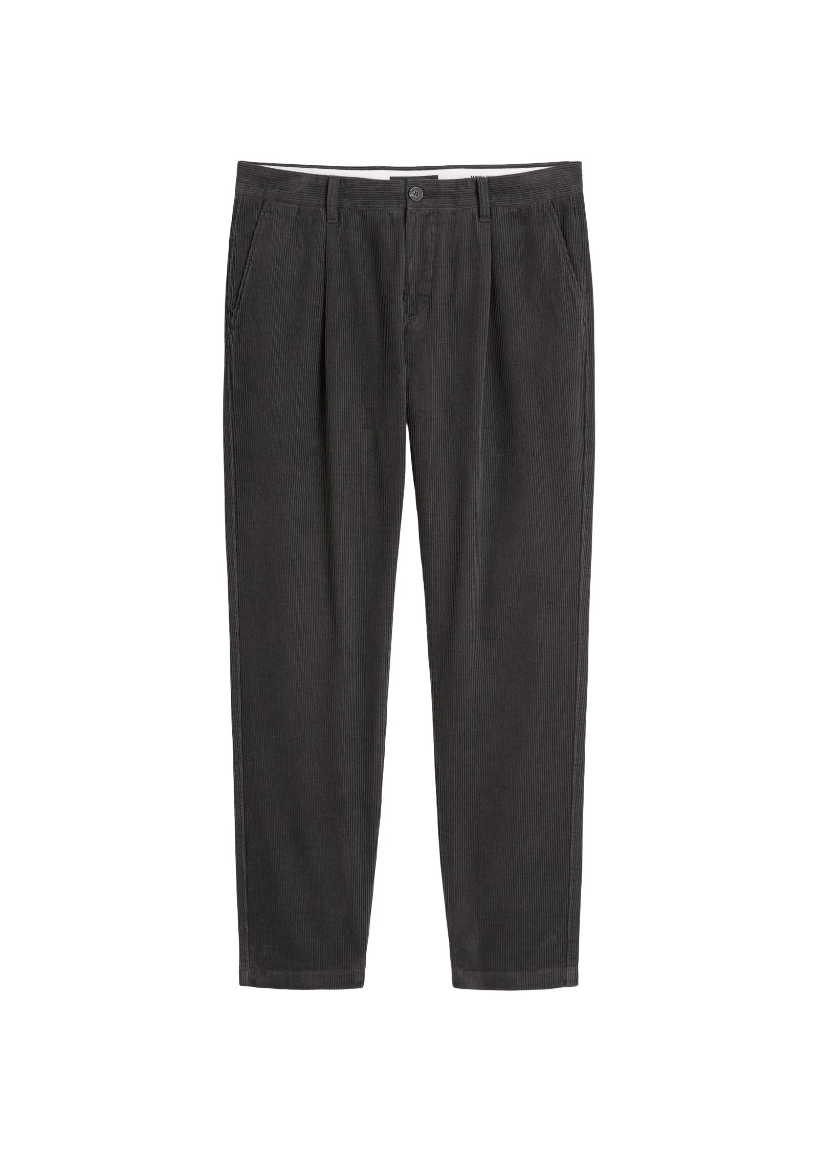 Cordhose Tapered Fit - 985-broken graphite - Grau