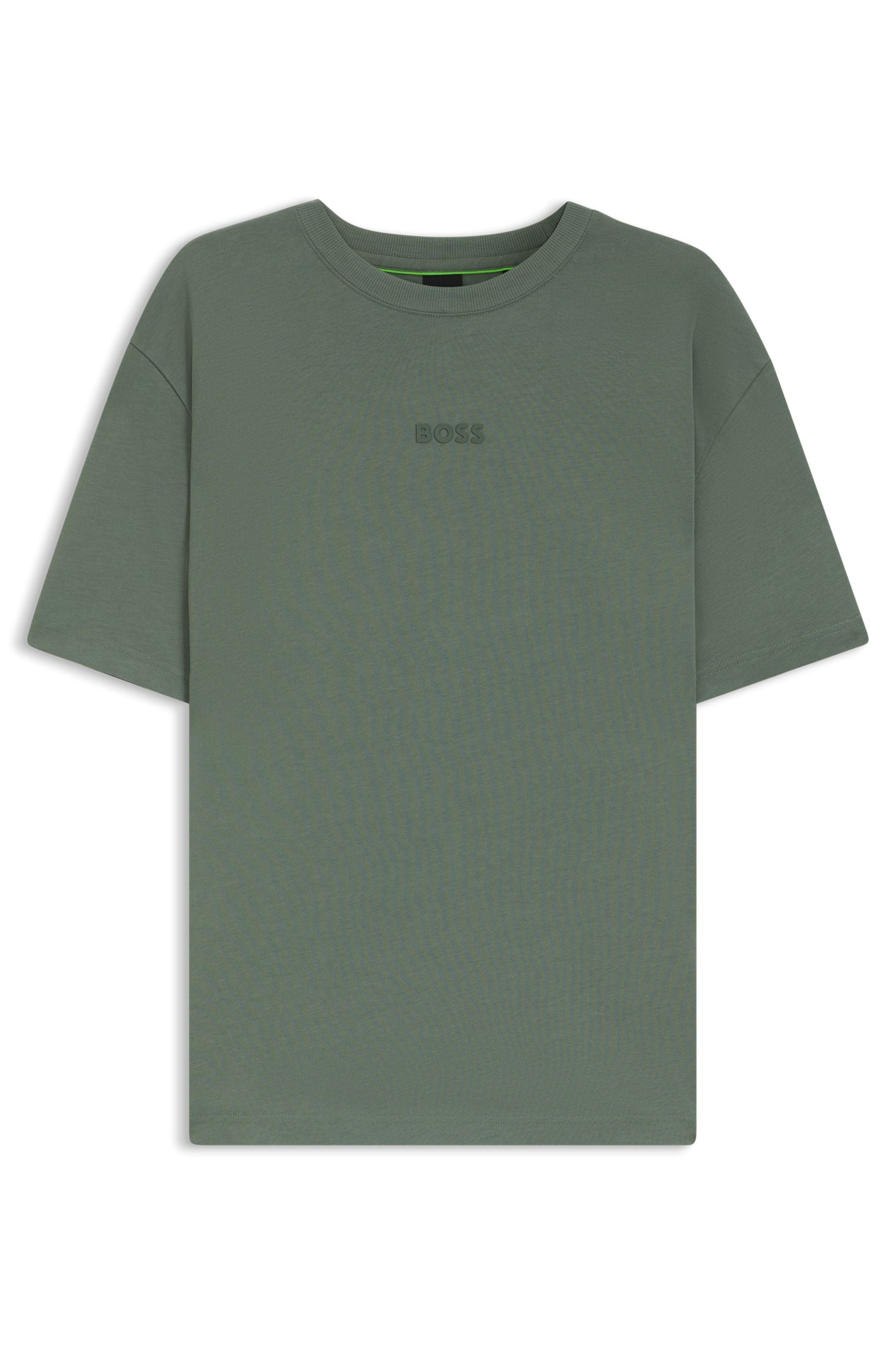 T-Shirt aus Baumwolle - 358-Open Green - Grün
