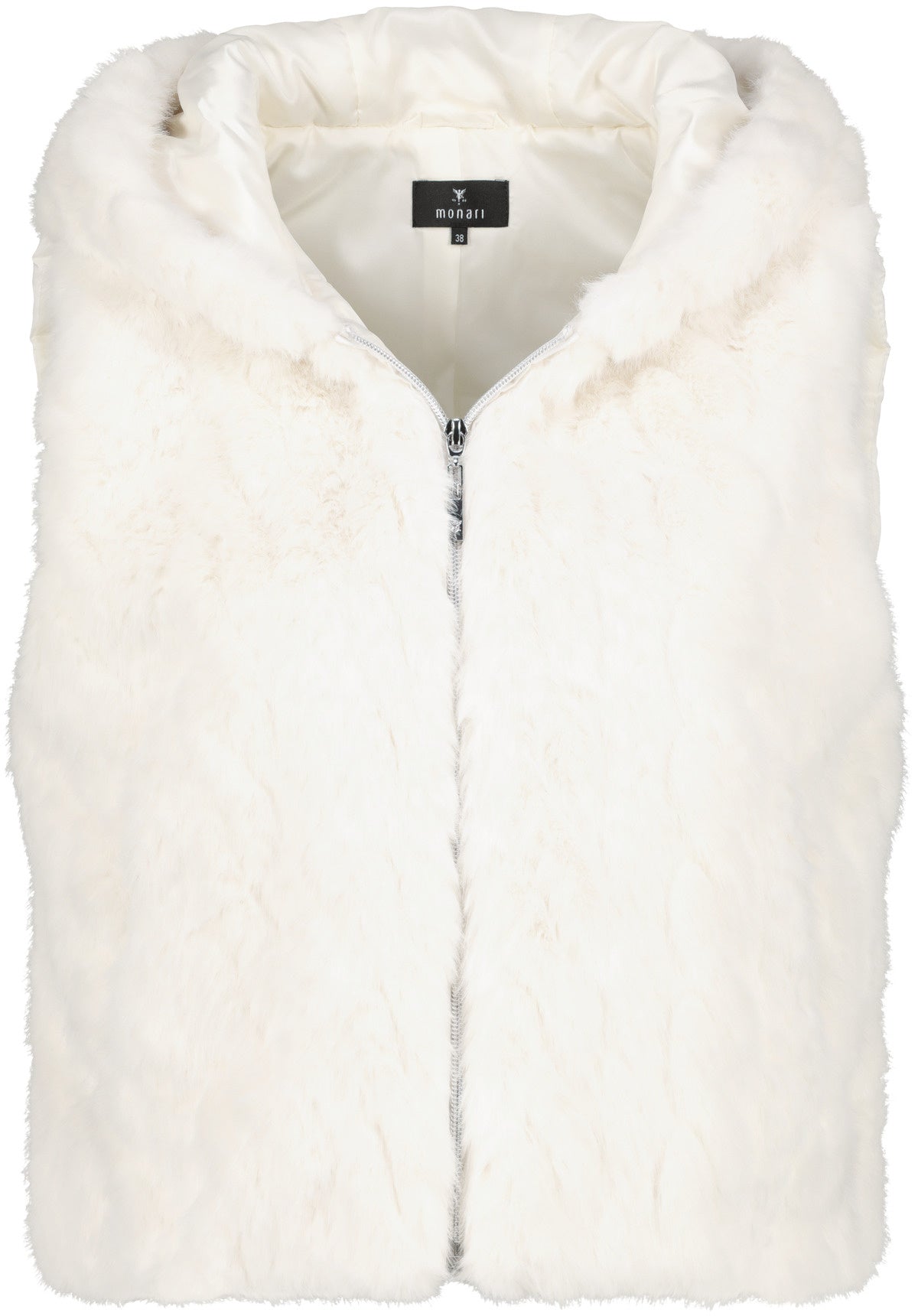 Weste aus Fun Fur - 115 cashmere - Weiß