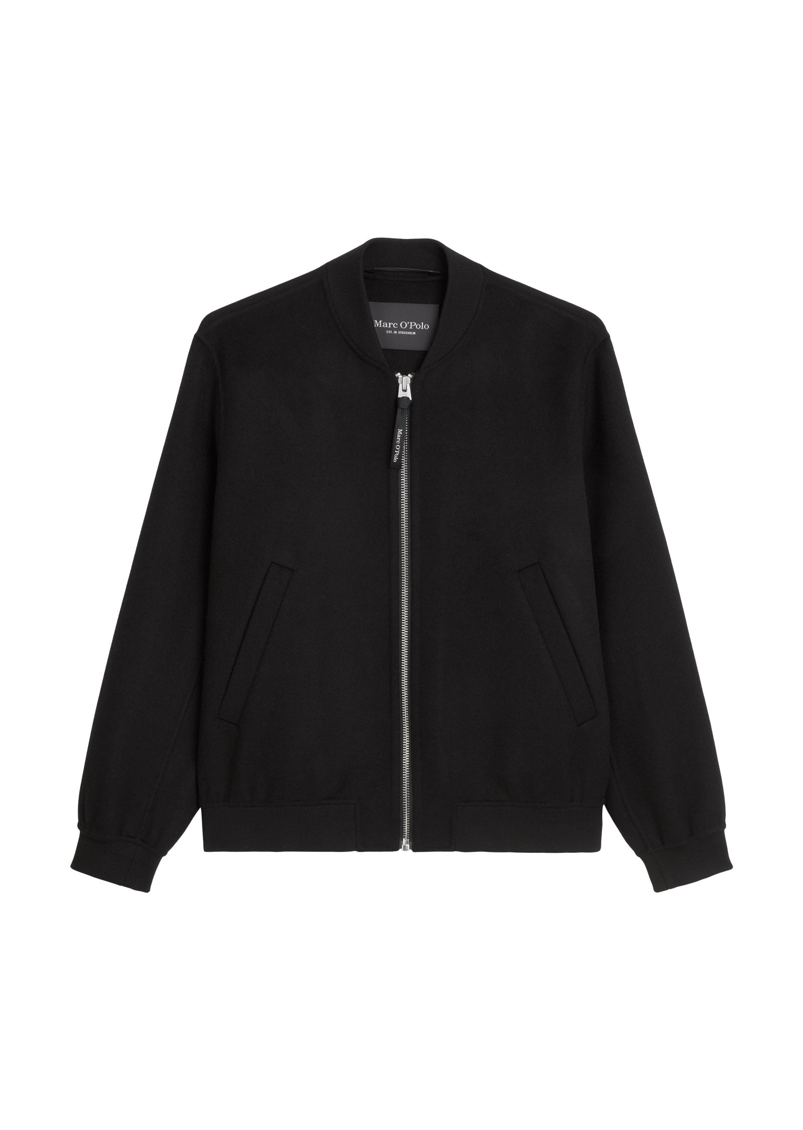 Bomberjacke aus Wollmix - 990-black - Schwarz