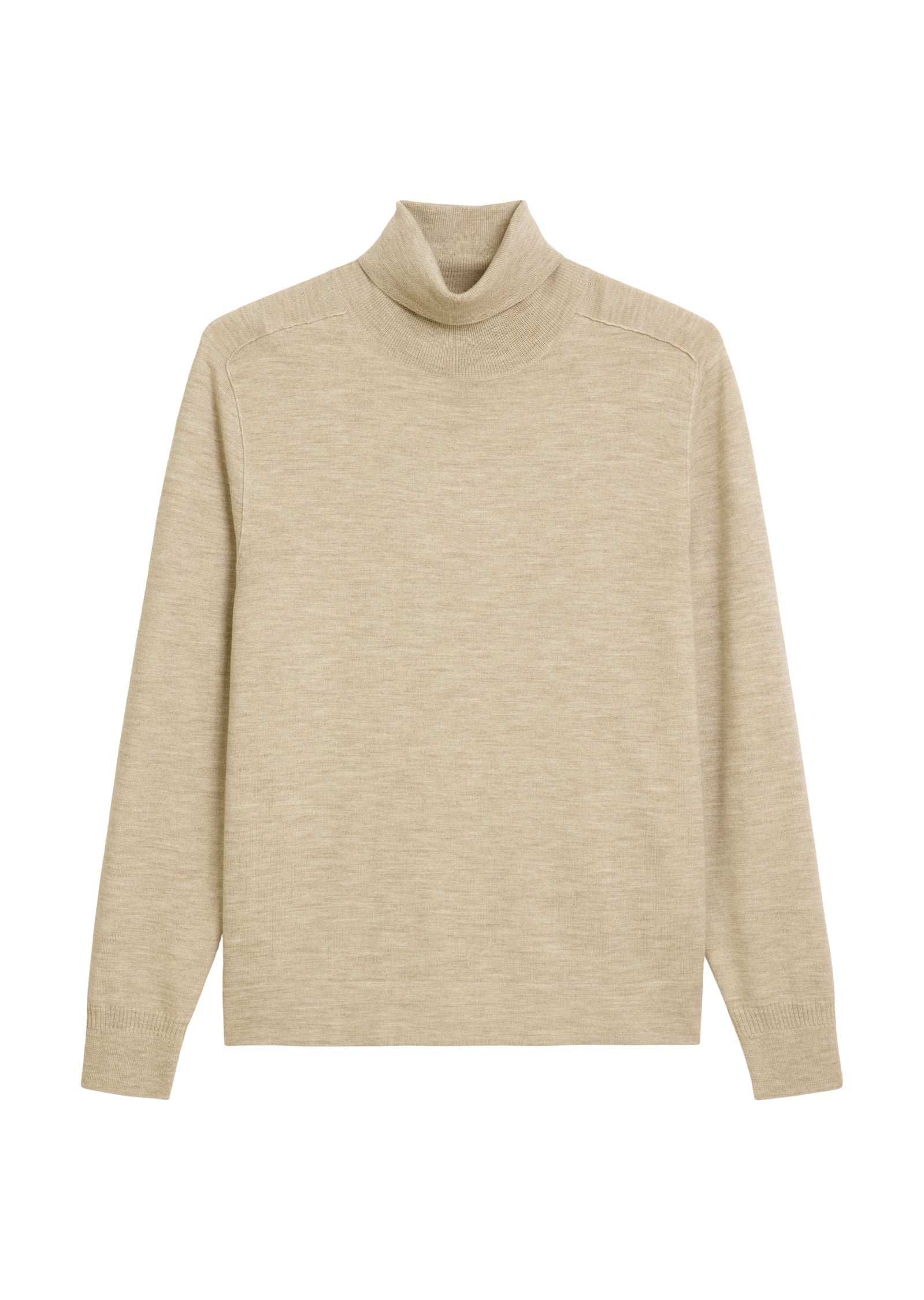 Strickpullover mit Turtleneck - 111-pure cashmere - Beige